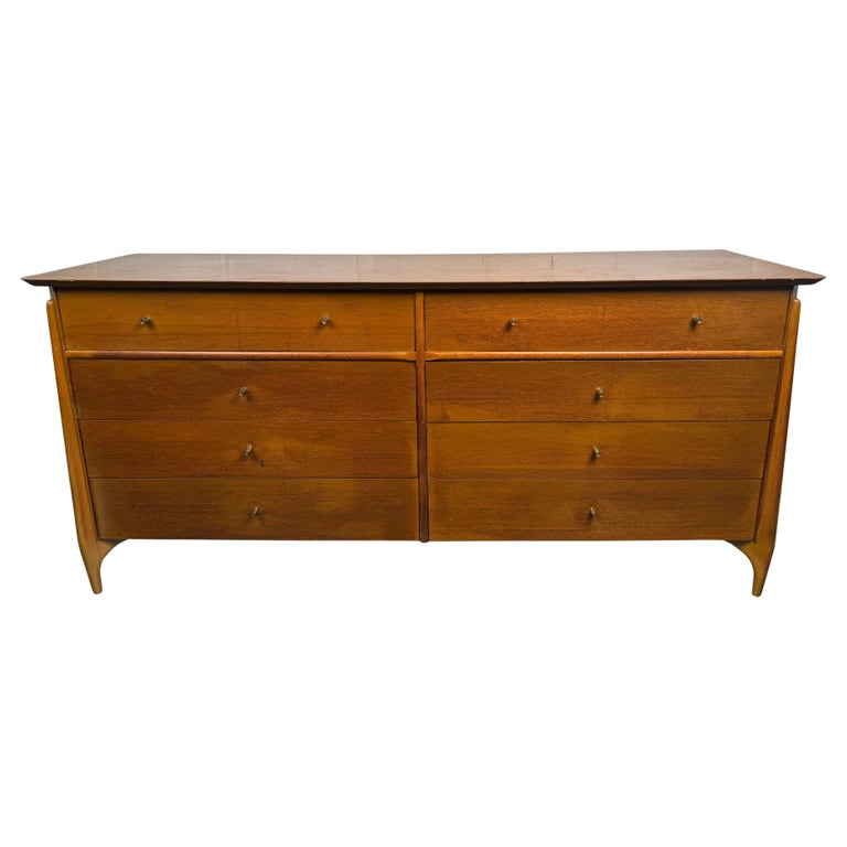 Vintage Sculpted Dresser By Stiehl Furniture New York