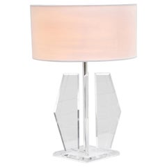 Vintage Sculptural Acrylic Glass Lamp Hivo Van Teal, 1970s