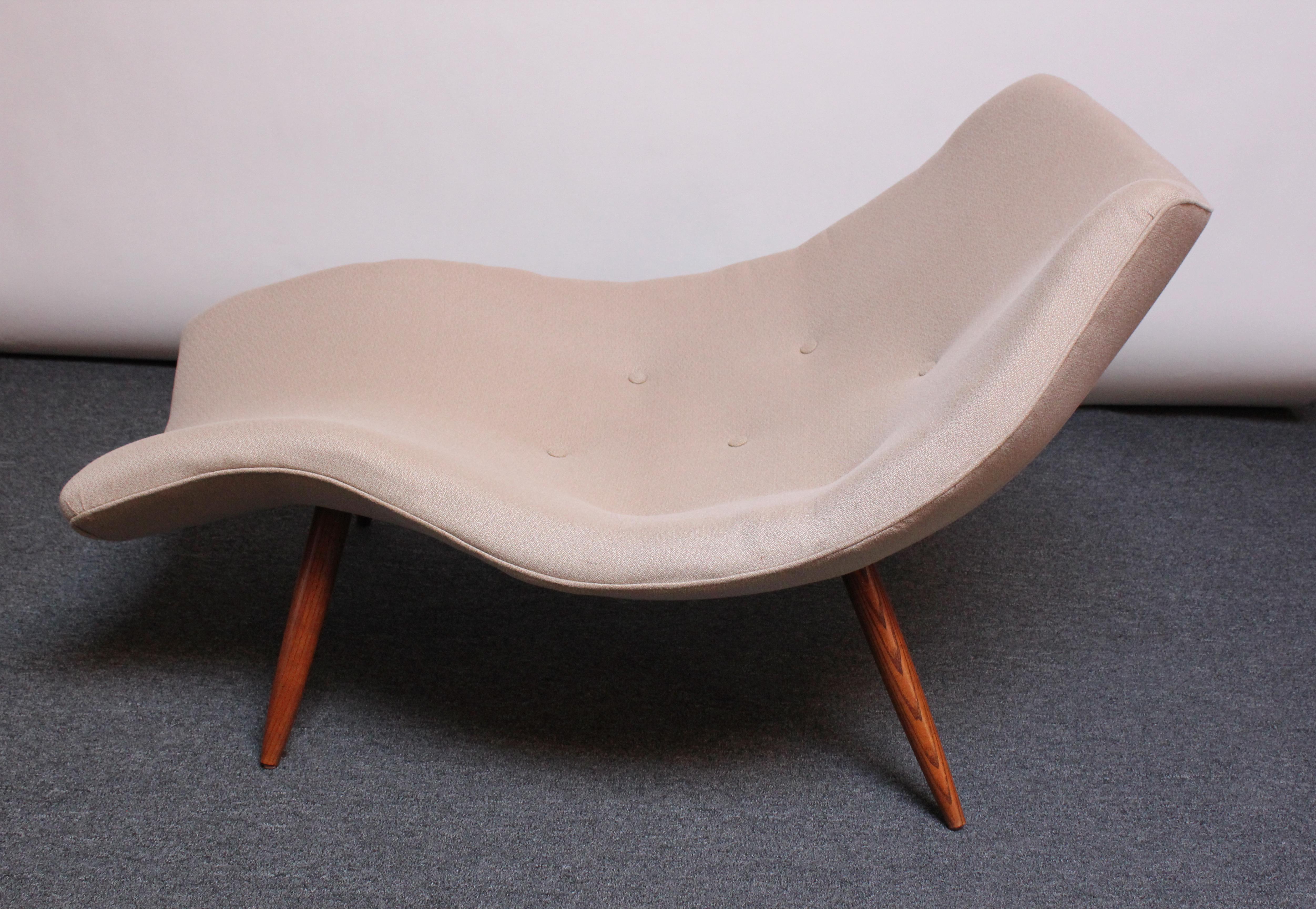 Wool Vintage Sculptural Adrian Pearsall Chaise Lounge for Craft Associates