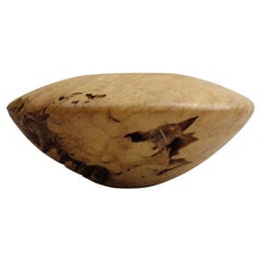 Vintage Sculptural Burr Oak Pot Bowl by Mike Scott 'Chai'