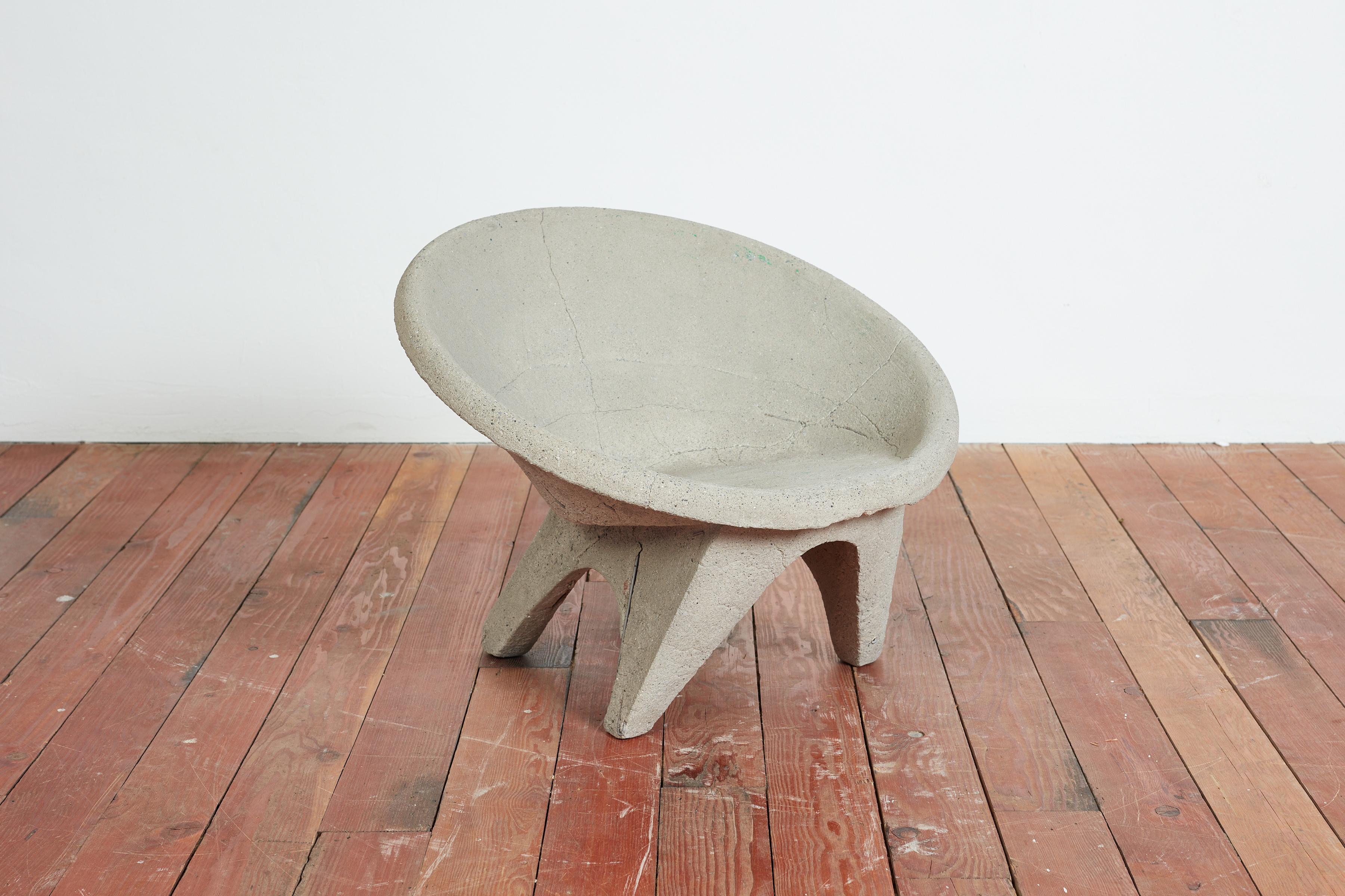 Mid-20th Century Vintage Sculptural Cement Chairs For Sale