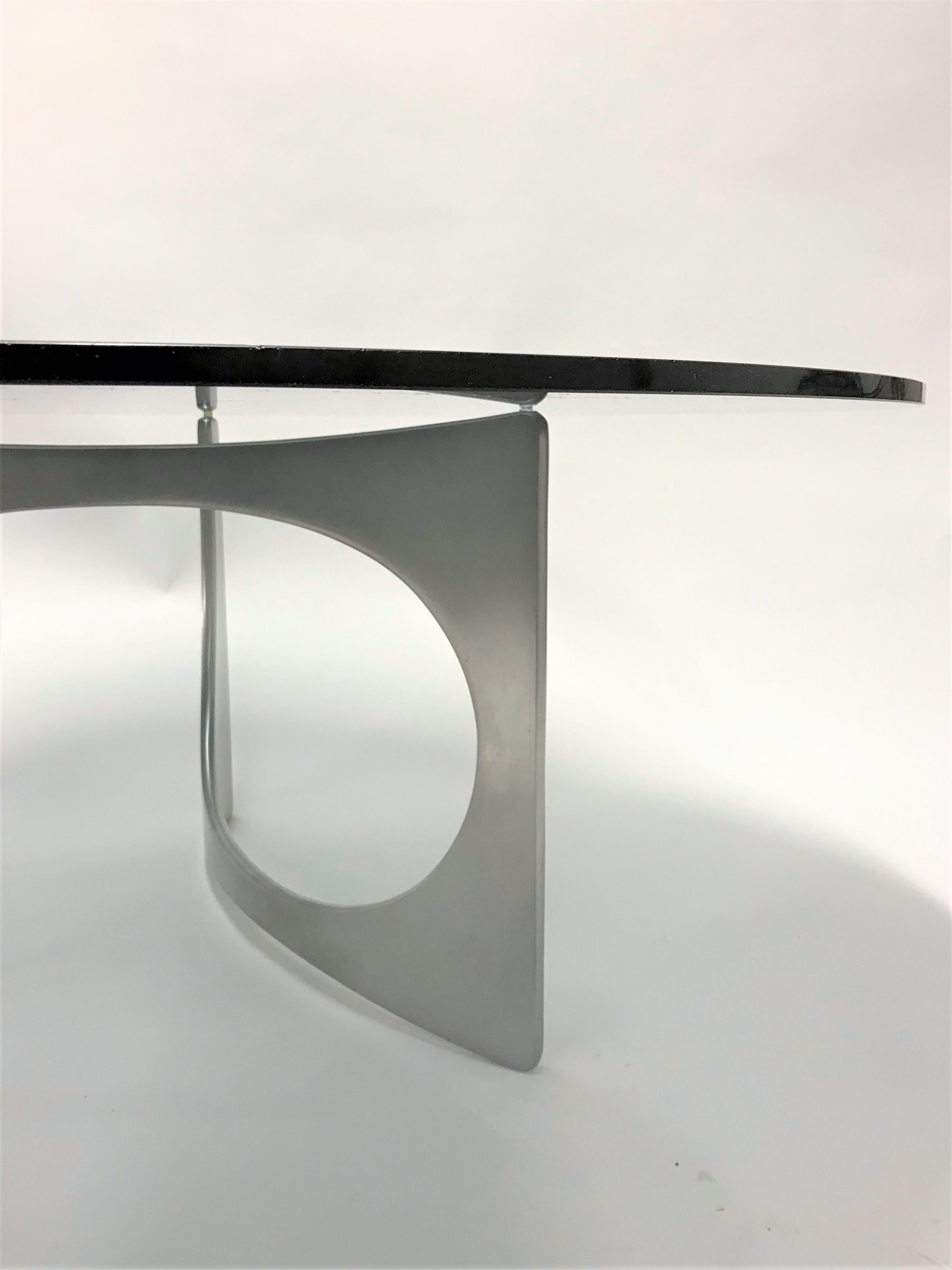 Vintage Sculptural Coffee Table by Knut Hesterberg, 1960s In Good Condition In HEVERLEE, BE