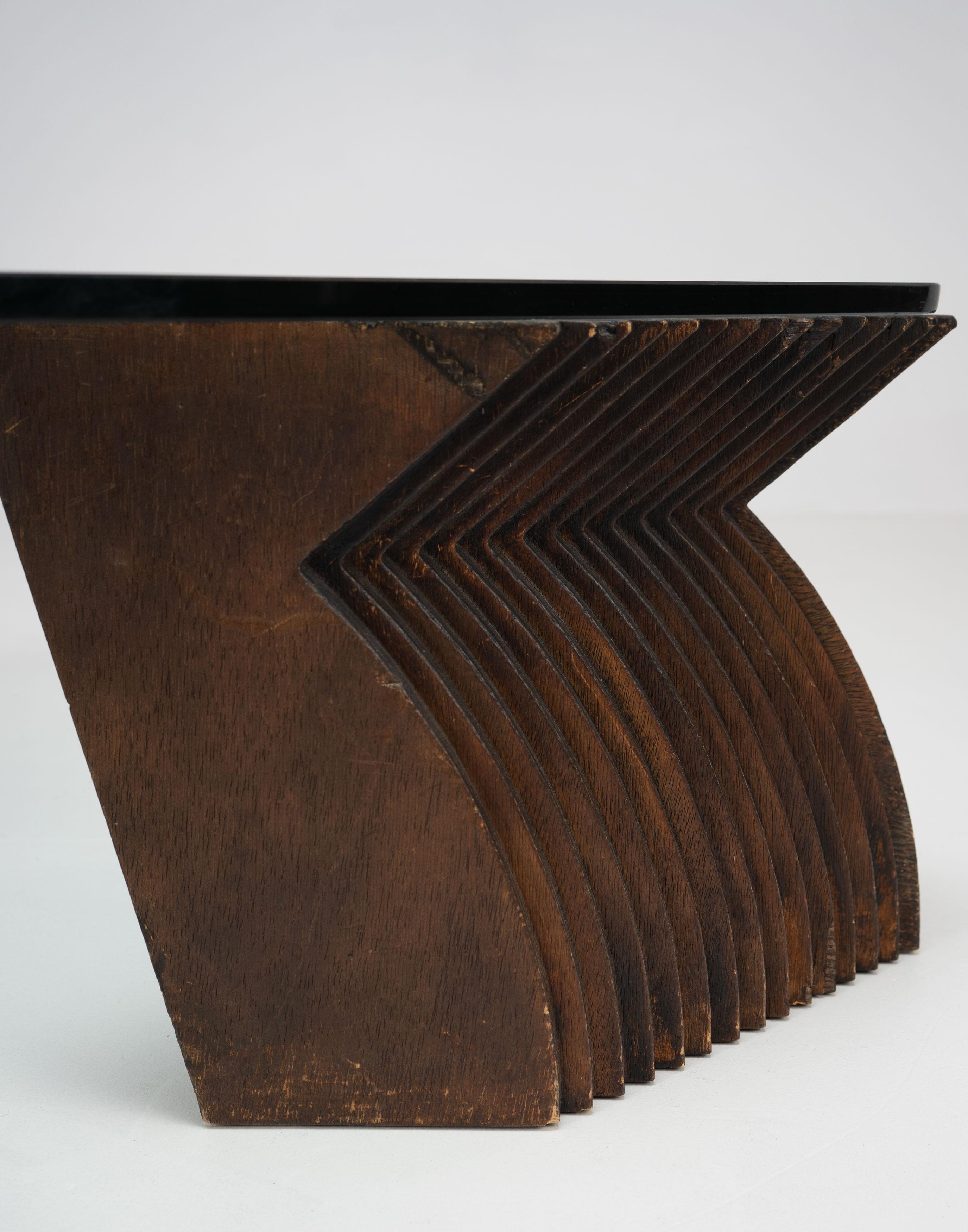 Table basse sculpturale vintage Bon état - En vente à Surbiton, GB