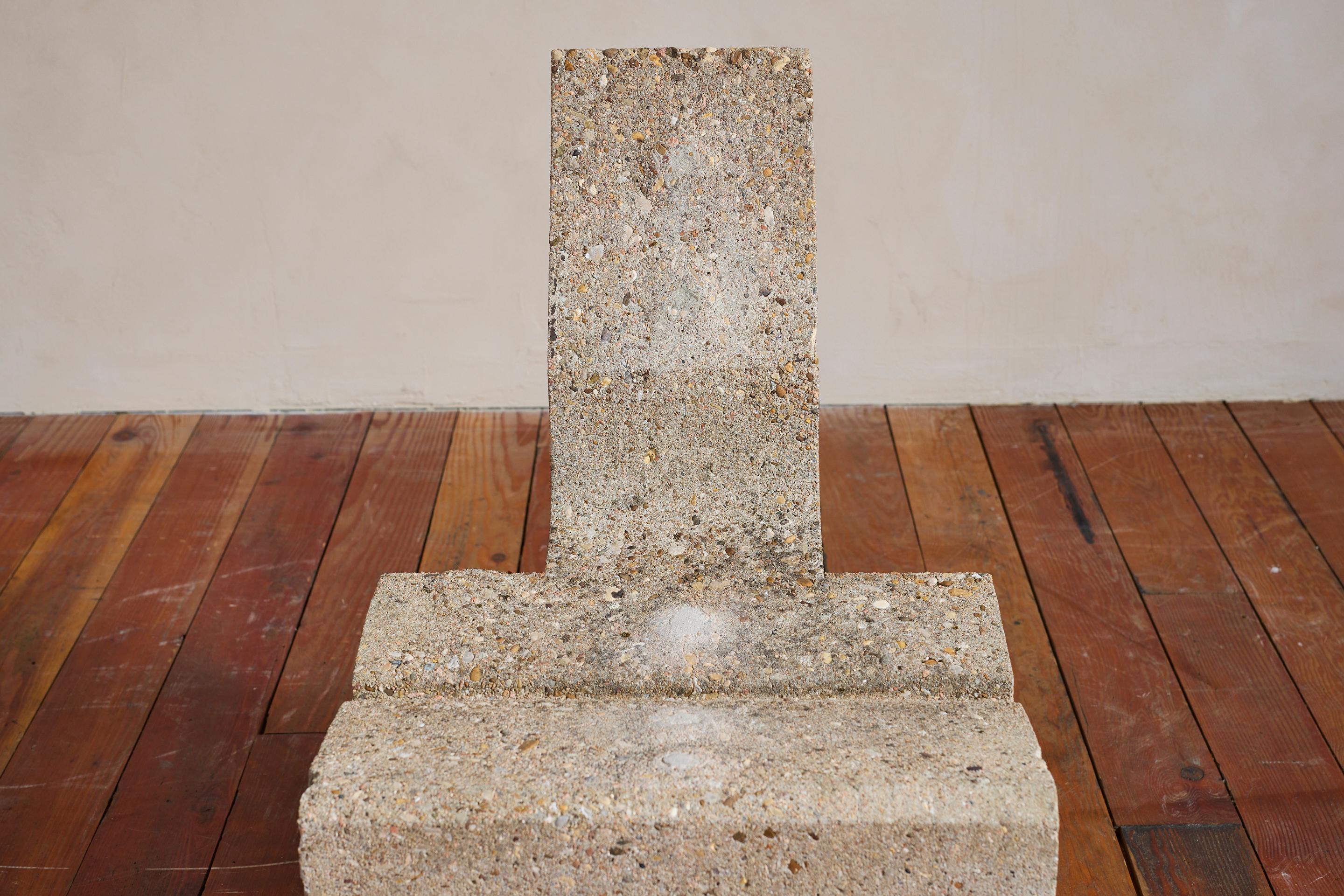 Vintage Sculptural Concrete Chair For Sale 10