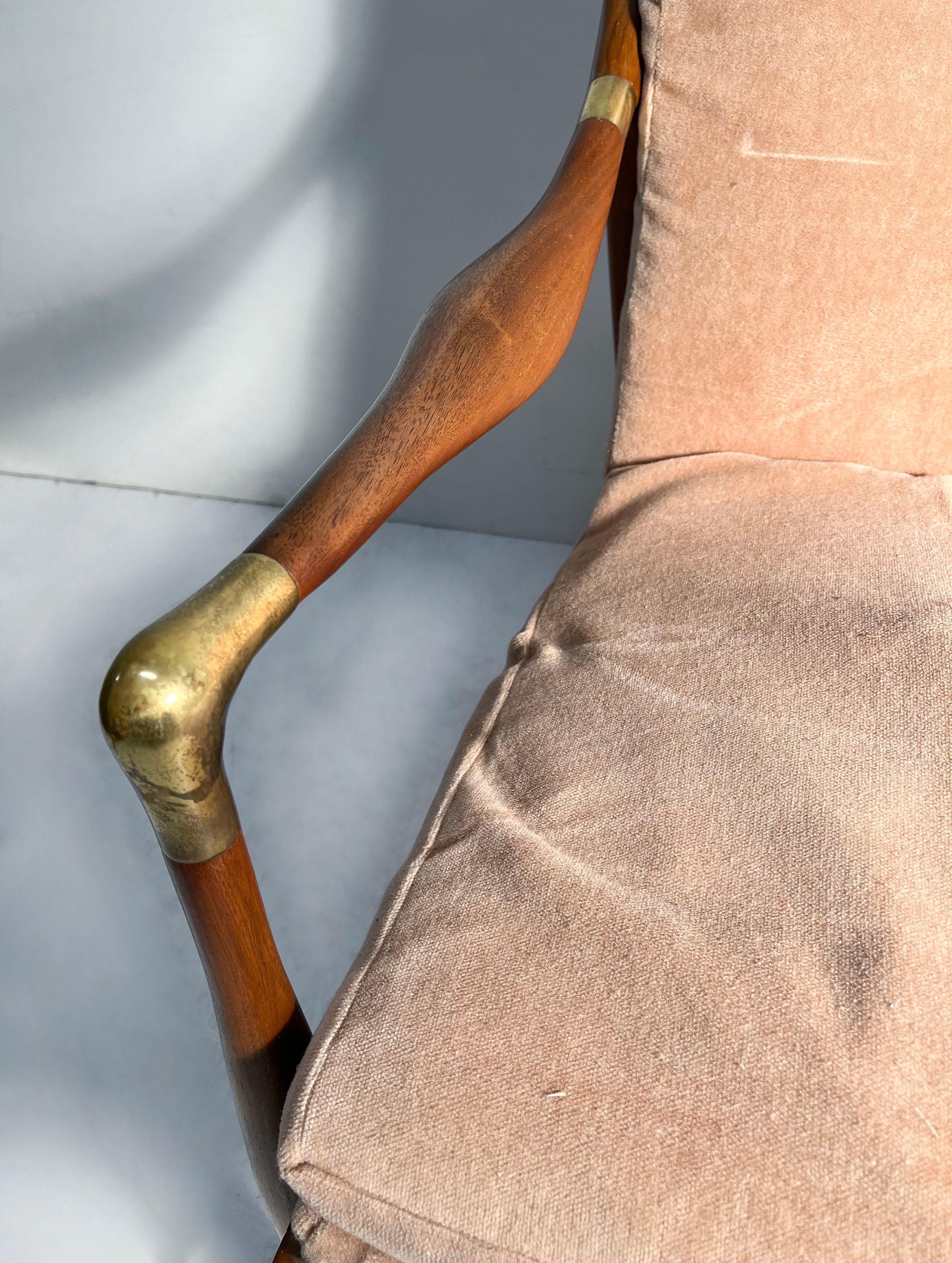 Chaise longue sculpturale de style moderne danois par Jamestown Royal Bon état - En vente à Chicago, IL
