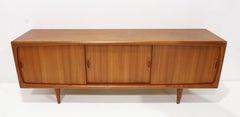 Vintage Sculptural Danish Teak H.P. Hansen Sideboard Credenza
