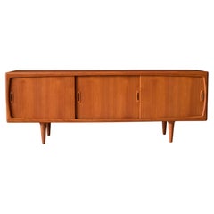 H.H. Escultórico Vintage de Teca Danesa Aparador Hansen Credenza