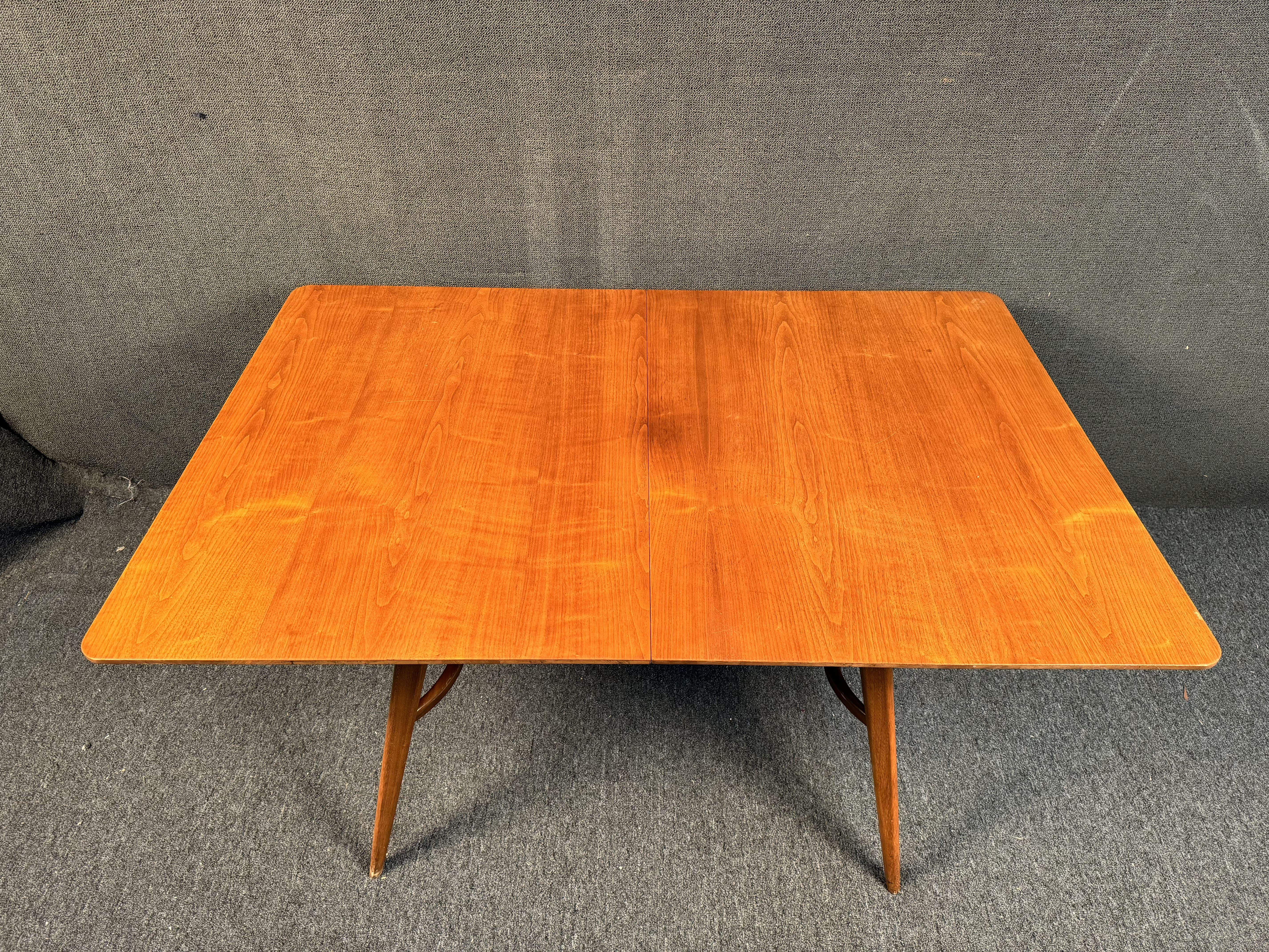 North American Mid-Century Walnut Sculptural Dining Set by Blowing Rock For Sale