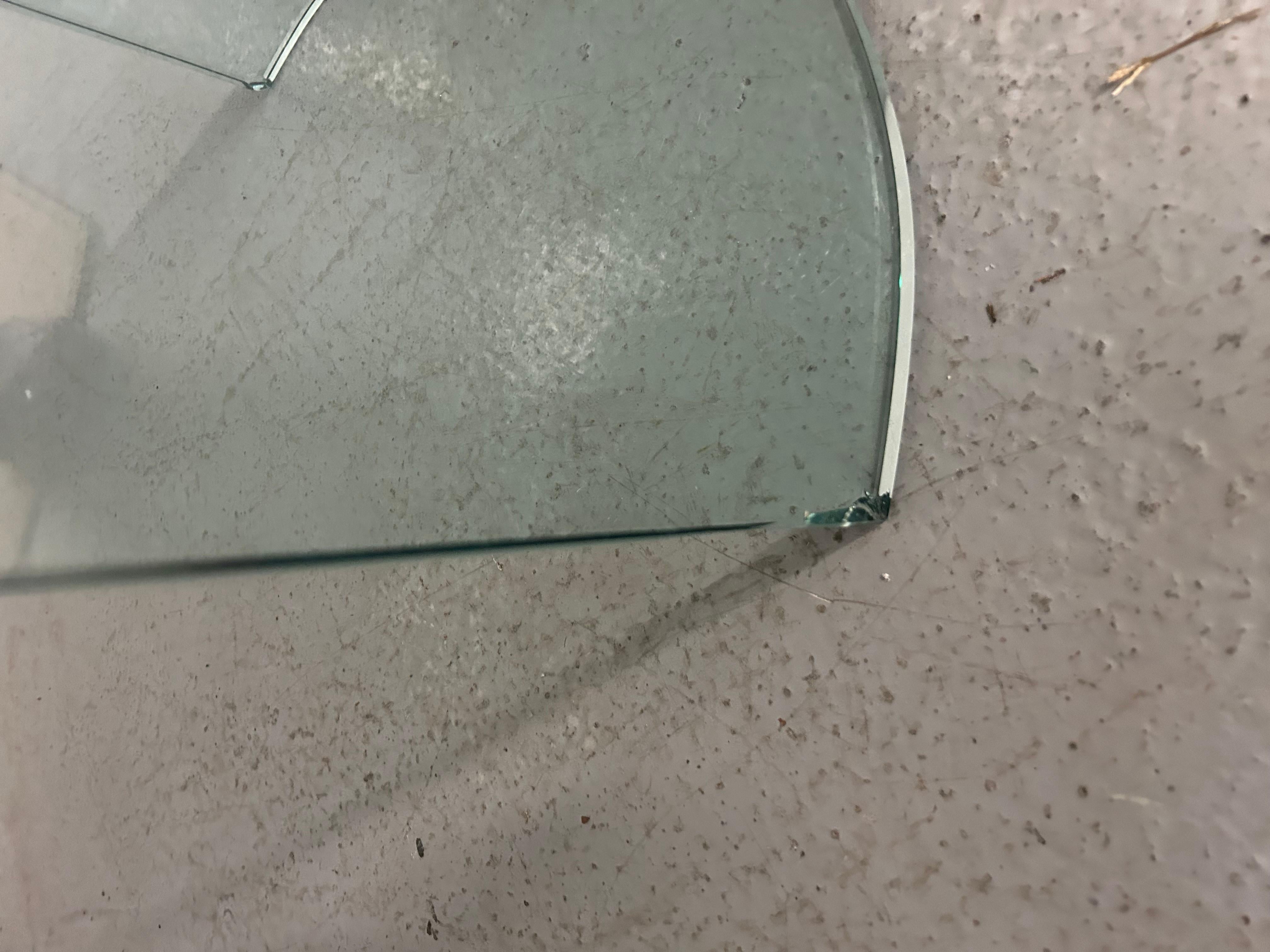 Vintage Sculptural Glass Coffee Table 7
