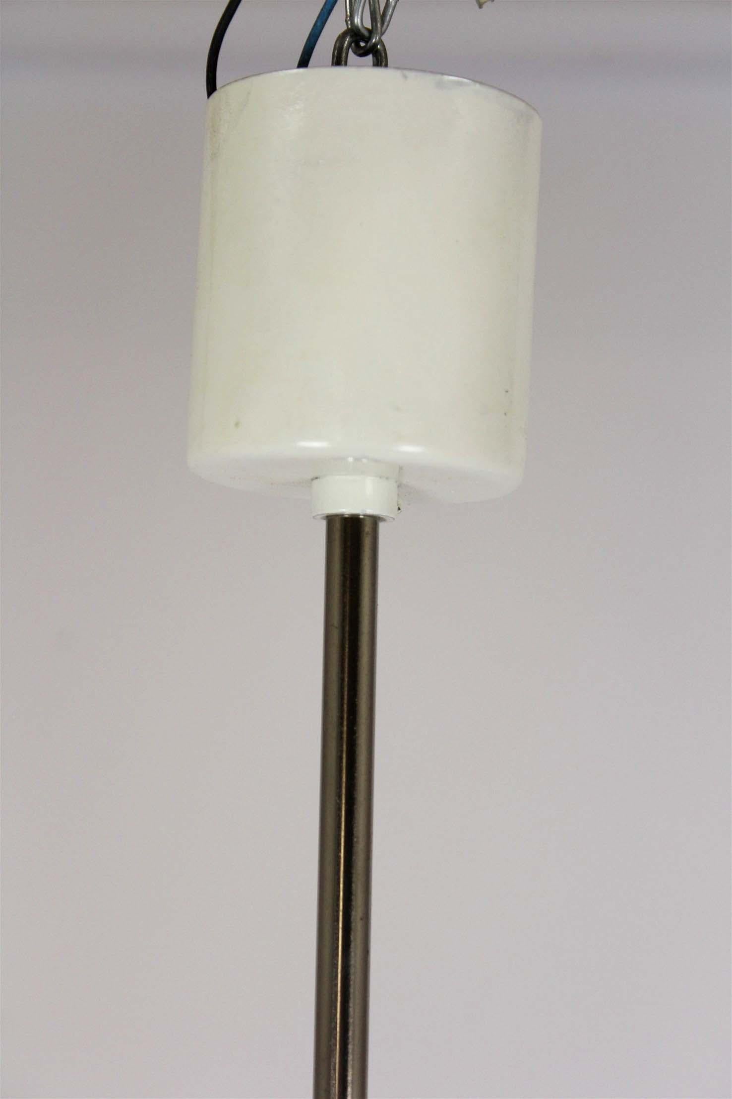Lampe suspendue sculpturale en verre vintage par Kamenický Šenov, 1970 en vente 2