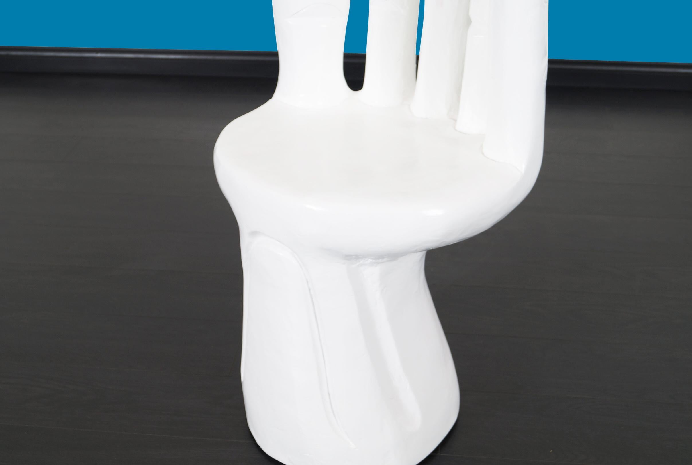Vintage Sculptural Hand Chair After Pedro Friedeberg 2