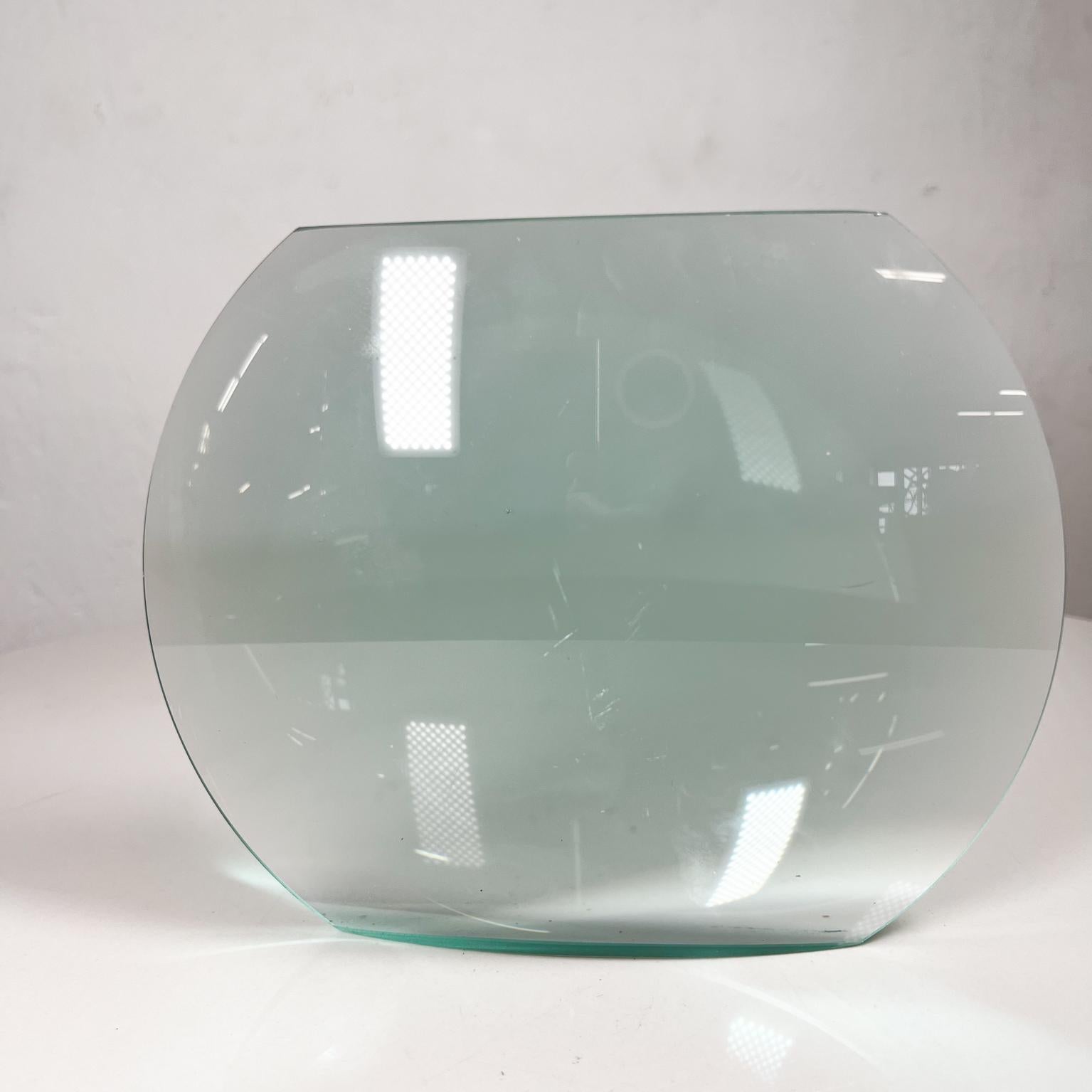 Mid-Century Modern Vintage Sculptural Magnifying Lens Glass For Sale