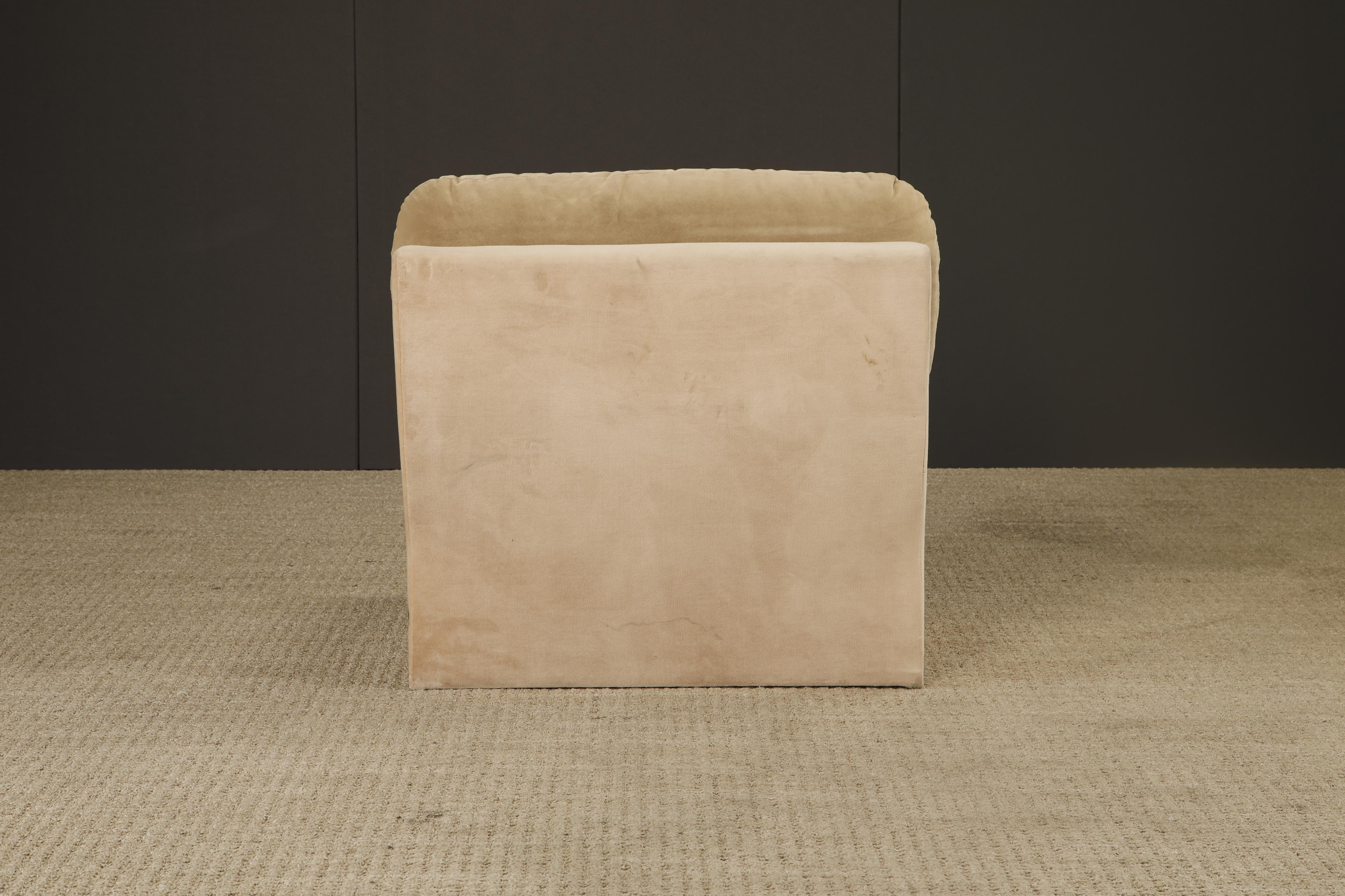 Chaise sculpturale vintage en forme de pantoufle par Carsons, style Vladimir Kagan, années 1980 en vente 6