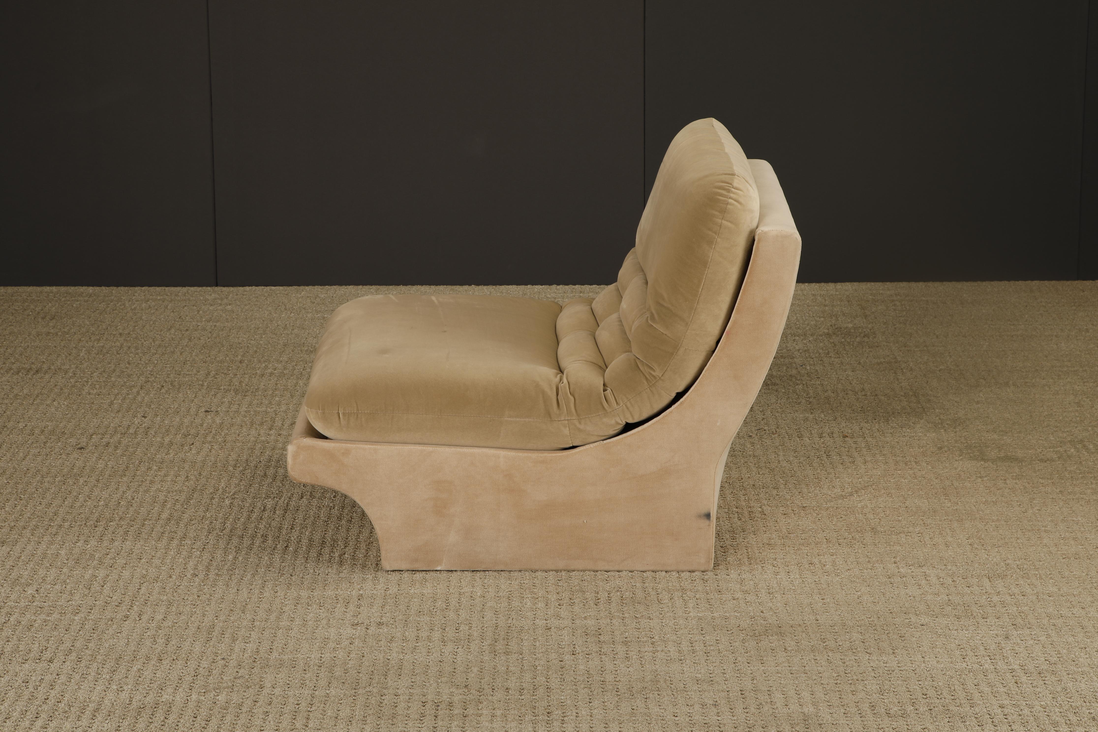 Chaise sculpturale vintage en forme de pantoufle par Carsons, style Vladimir Kagan, années 1980 en vente 10
