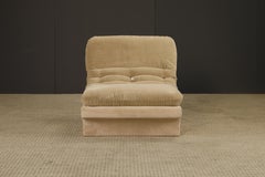 Vintage Sculptural Slipper Chair by Carson’s, 1980s