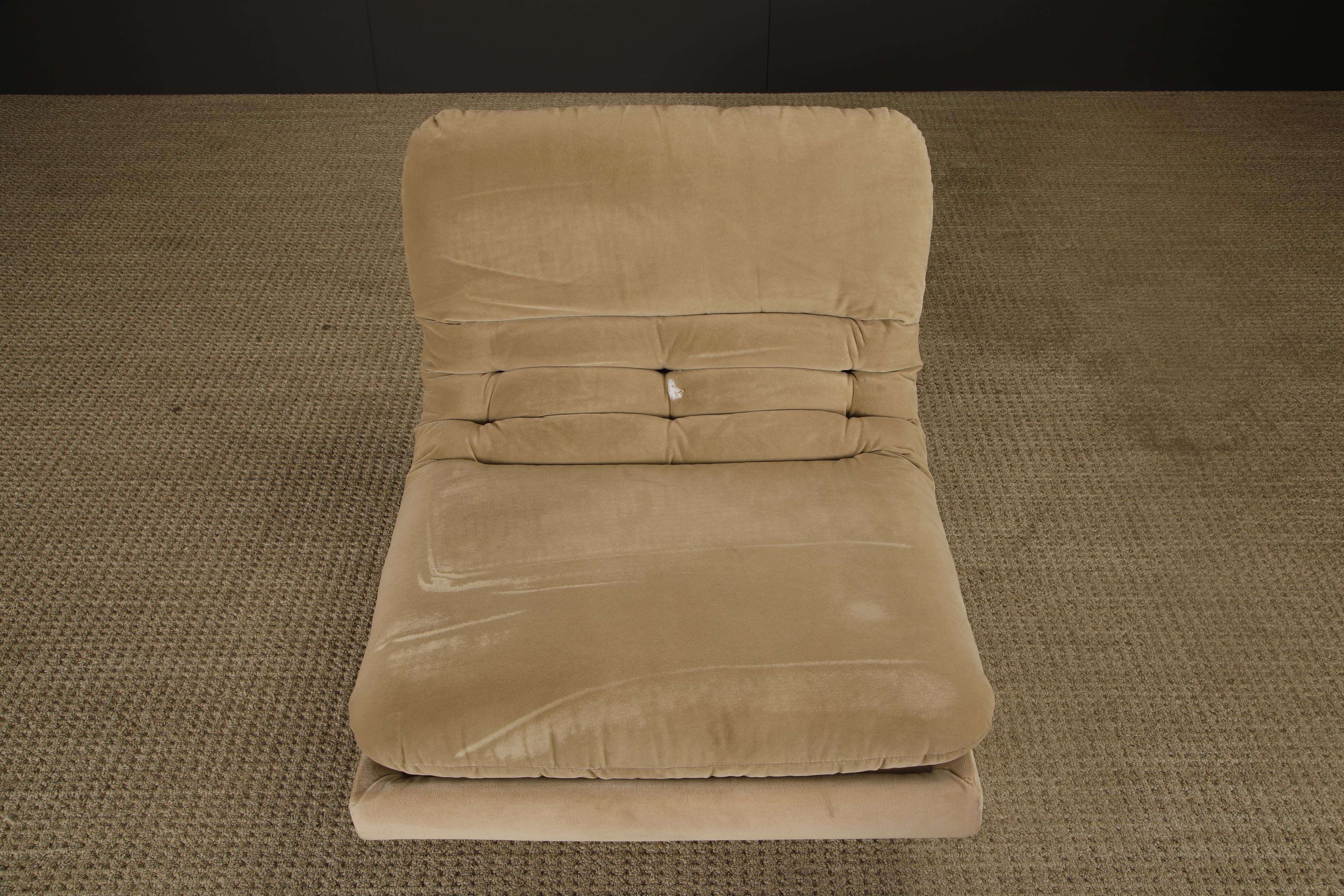 Américain Chaise sculpturale vintage en forme de pantoufle par Carsons, style Vladimir Kagan, années 1980 en vente