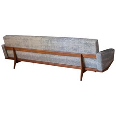 Vintage Sculptural Teak Bramin Sofa by H.W. Klein for NA Jorgensens Mobelfabrik