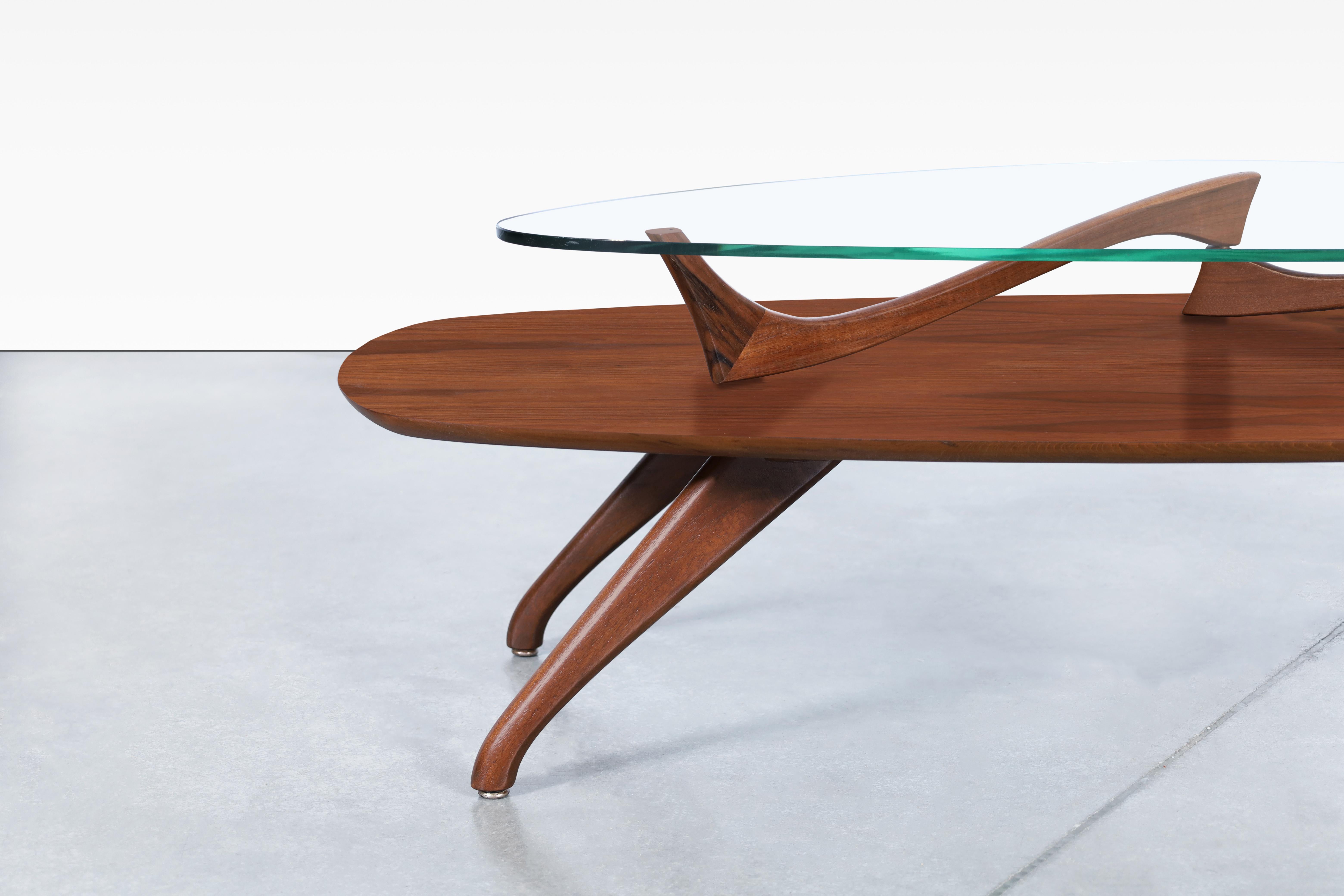 Américain Table basse sculpturale d'après Vladimir Kagan en vente