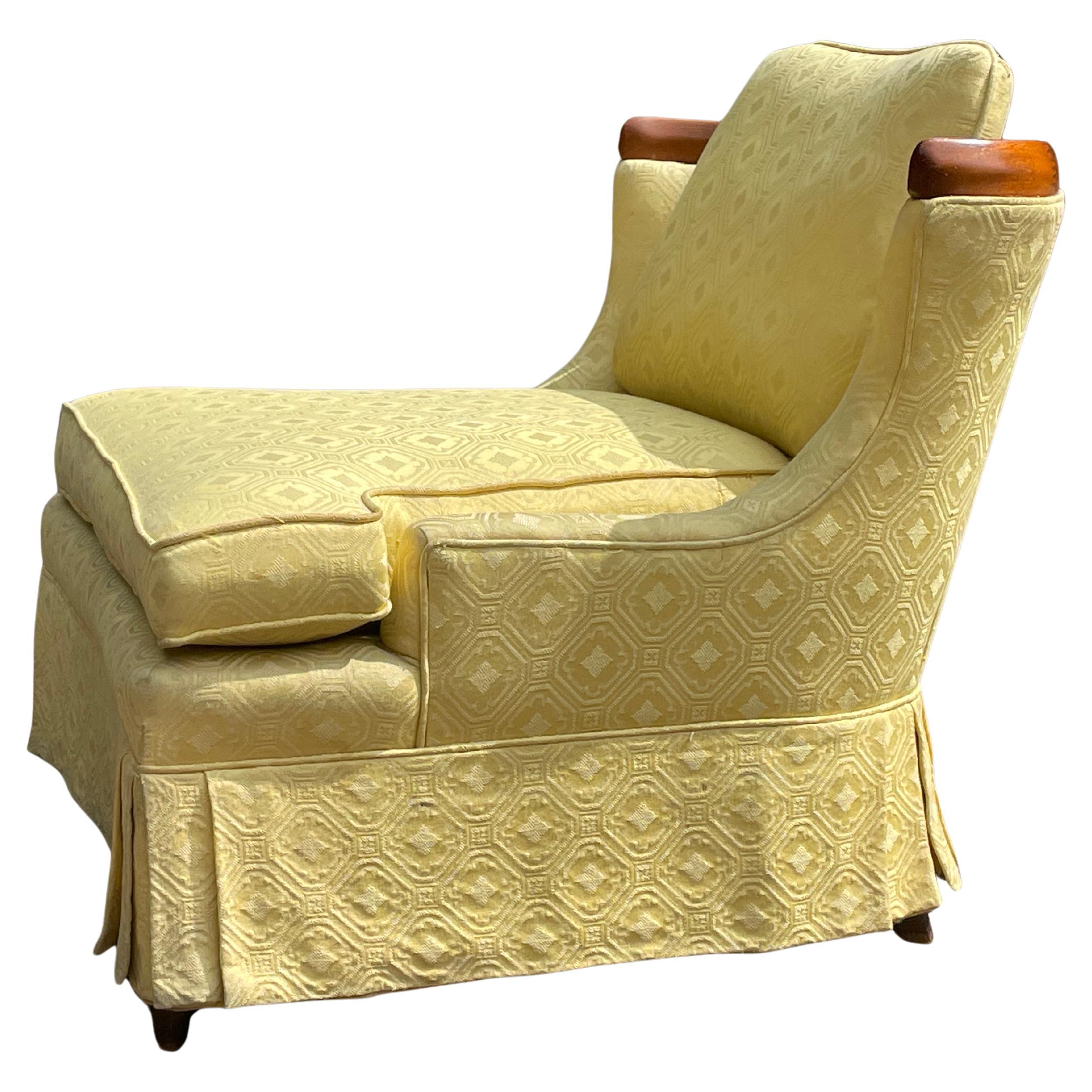 American Vintage Sculptural Walnut Lounge Chair by Erwin Lambeth for Tomlinson