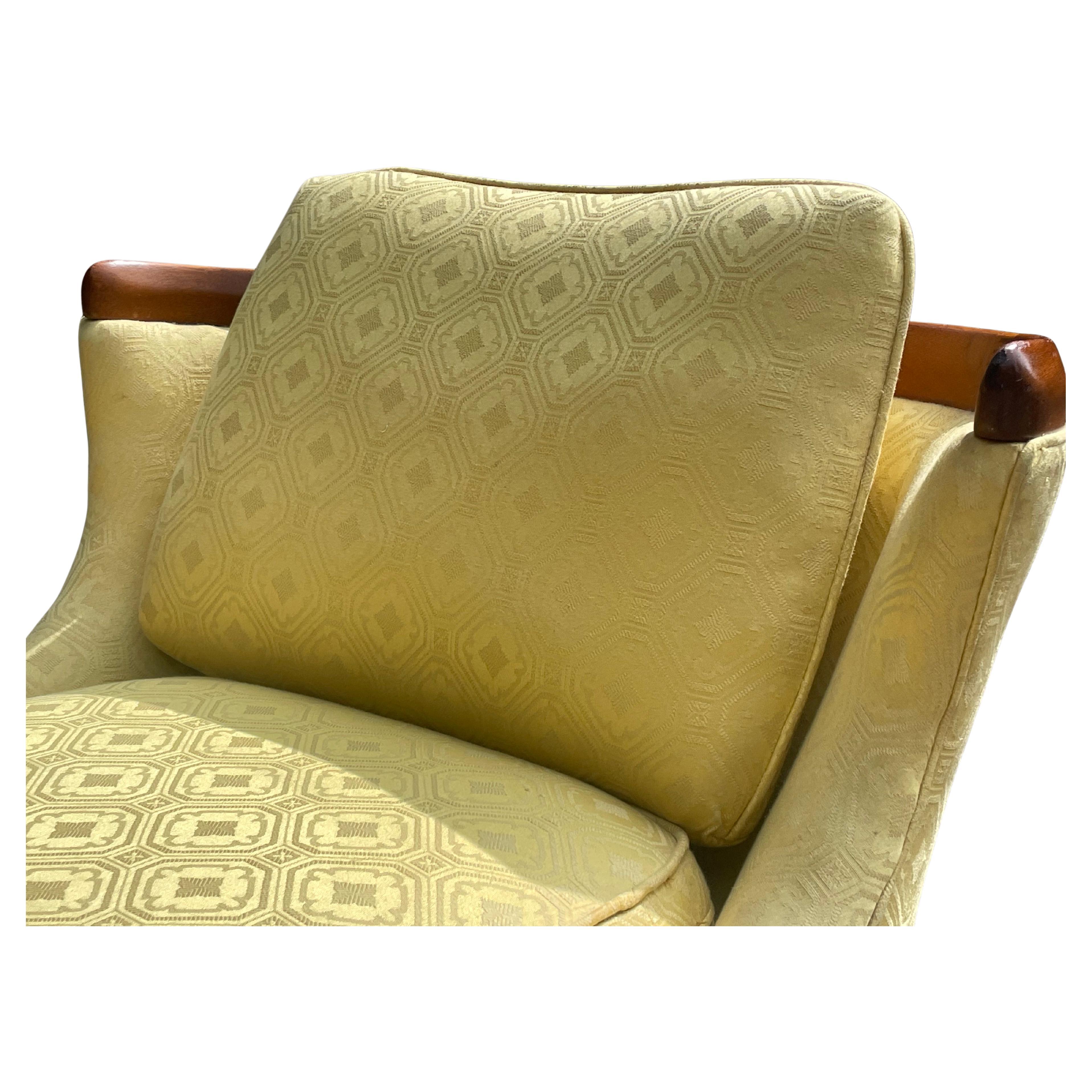 Vintage Sculptural Walnut Lounge Chair by Erwin Lambeth for Tomlinson 4