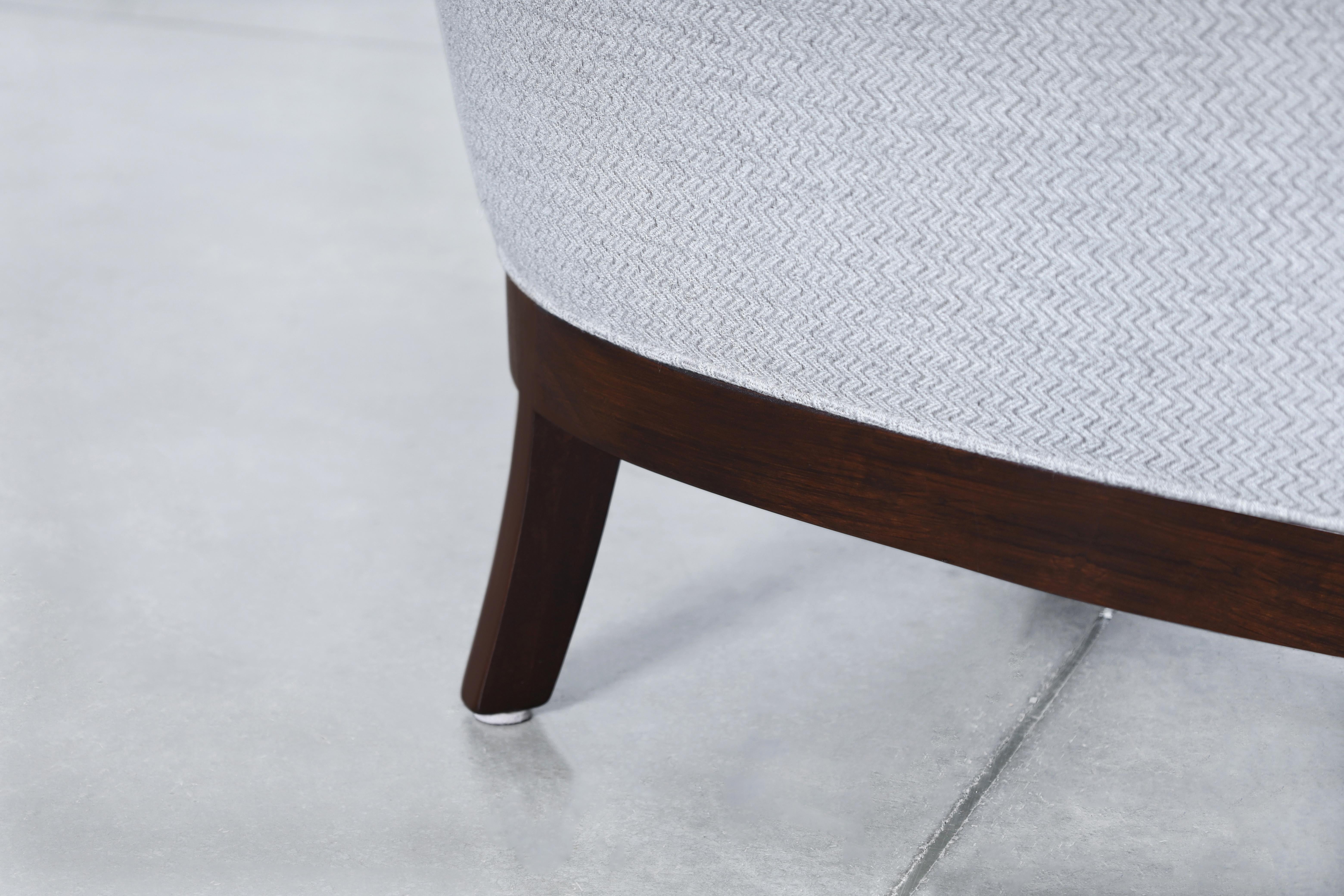 Chaises longues vintage sculpturales en noyer à la manière d'Erwin Lambeth en vente 6