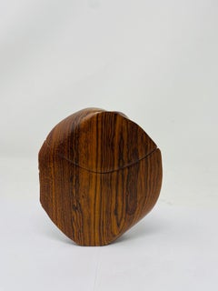 Vintage Sculptural Wood Perfume Atomizer Made in France