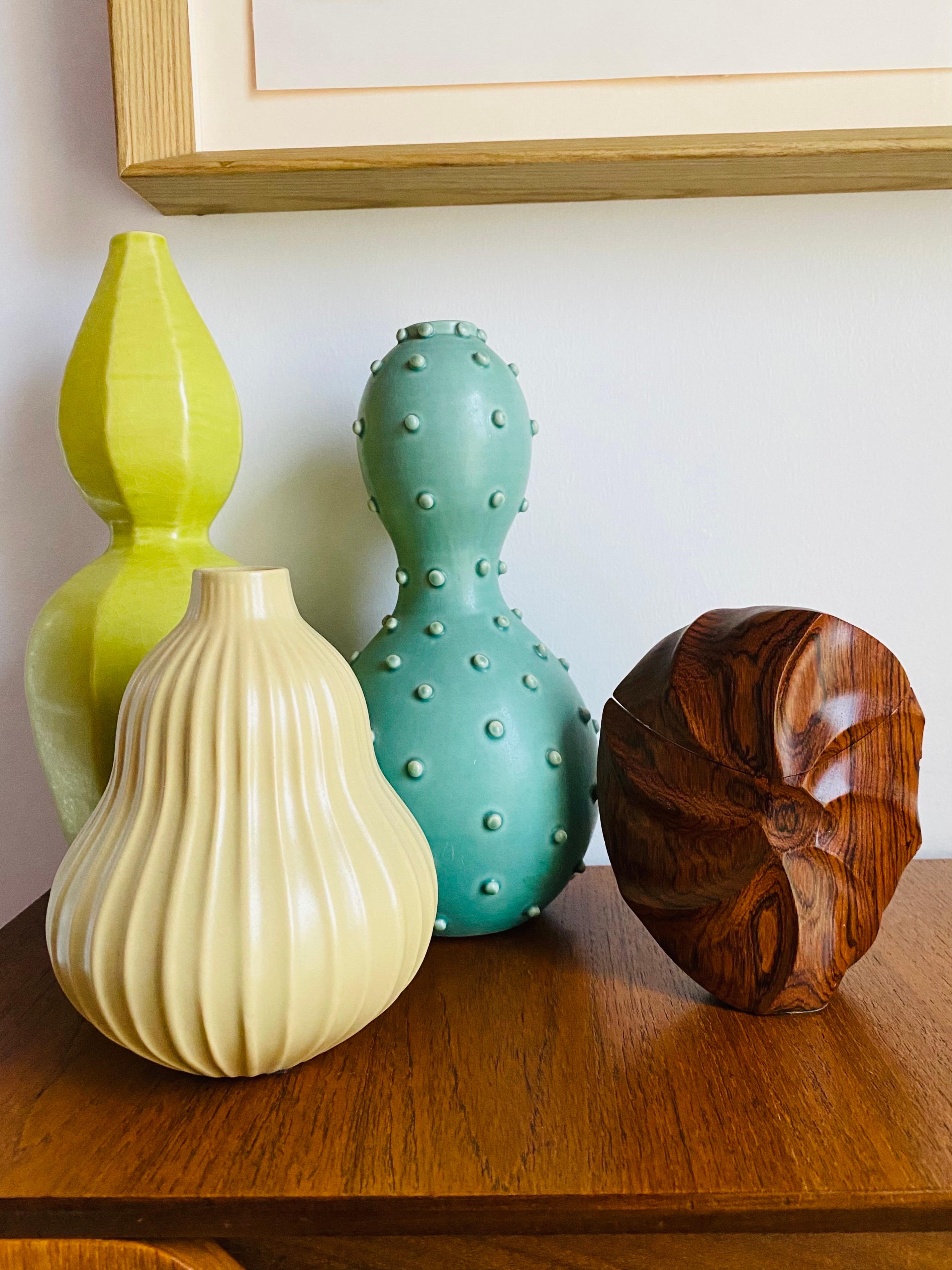 Late 20th Century Vintage Sculptural Wood Perfume Atomizer Made in France For Sale