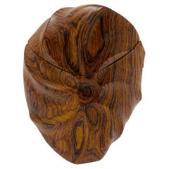 Vintage Sculptural Wood Perfume Atomizer Made in France