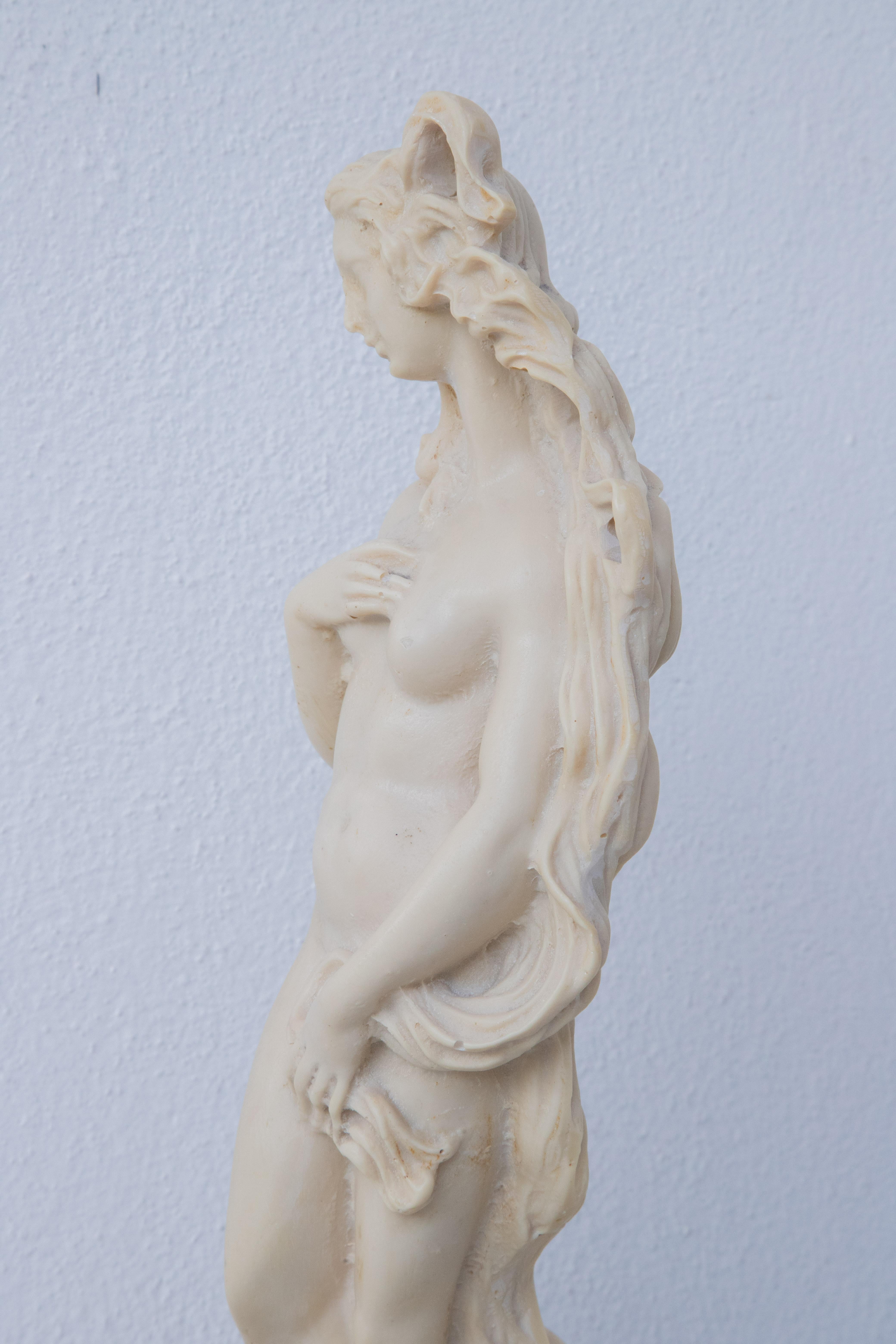 Vintage Sculpture Birth of Venus Botticelli, 1970 In Good Condition For Sale In Roma, IT