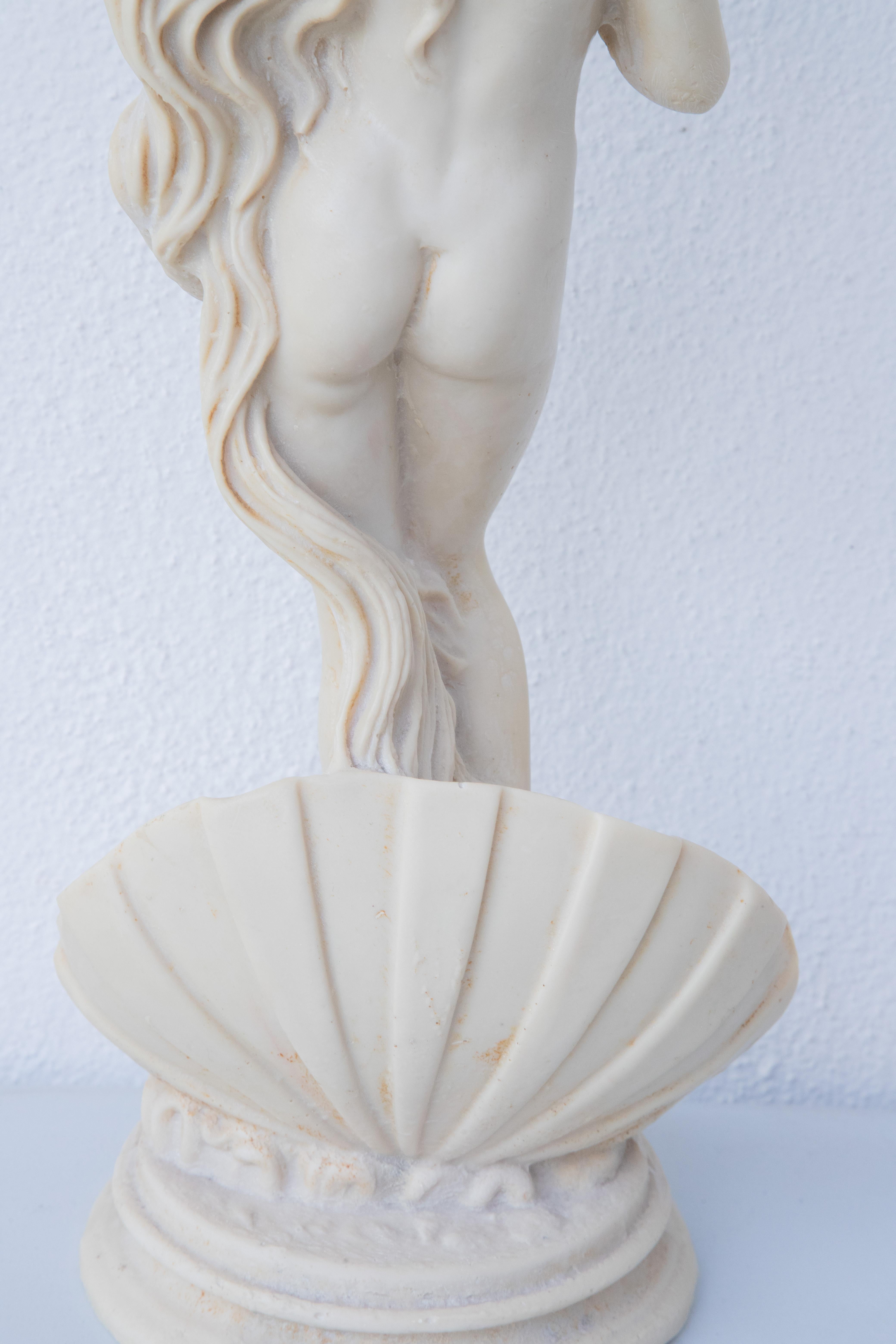 Vintage Sculpture Birth of Venus Botticelli, 1970 For Sale 1