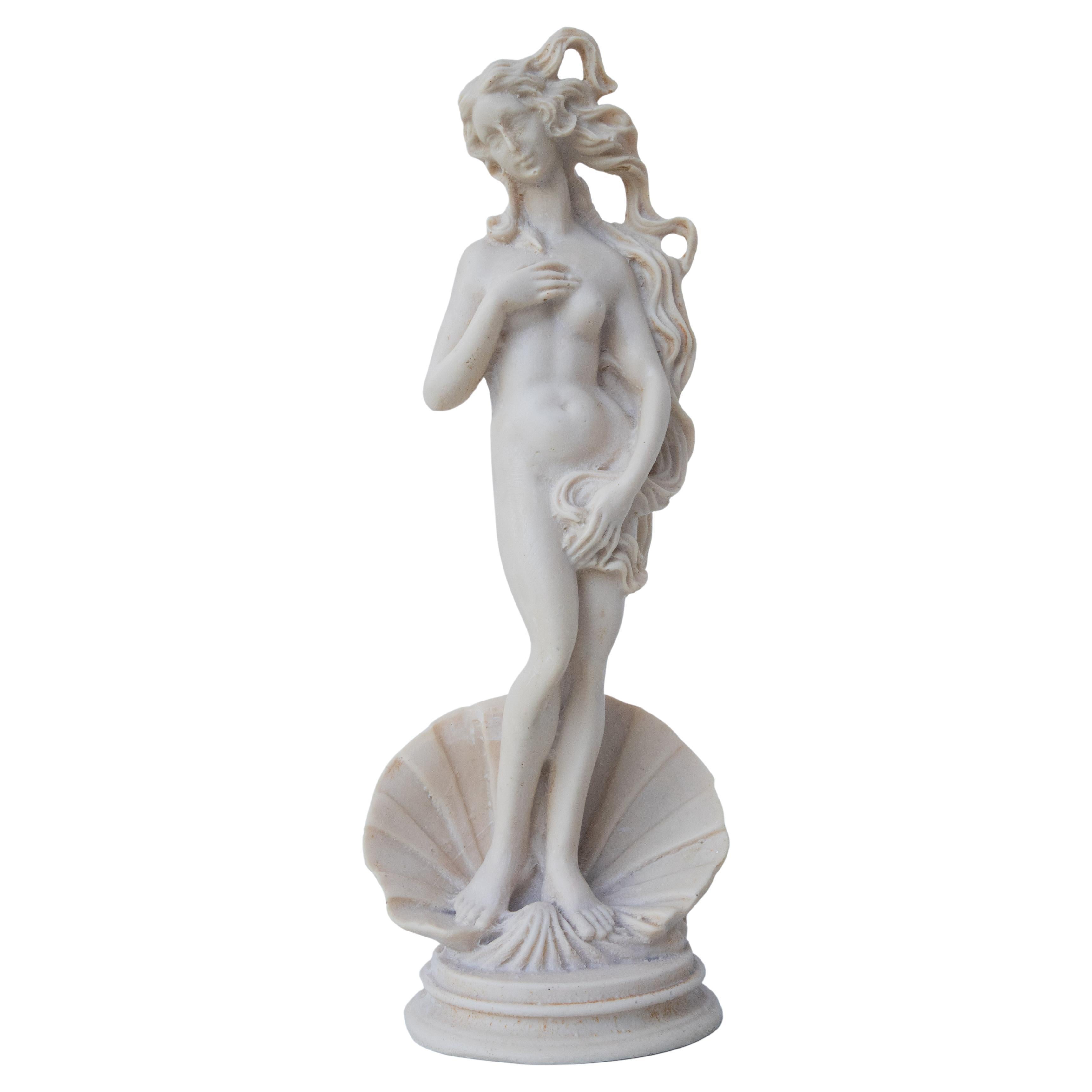 Vintage Sculpture Birth of Venus Botticelli, 1970