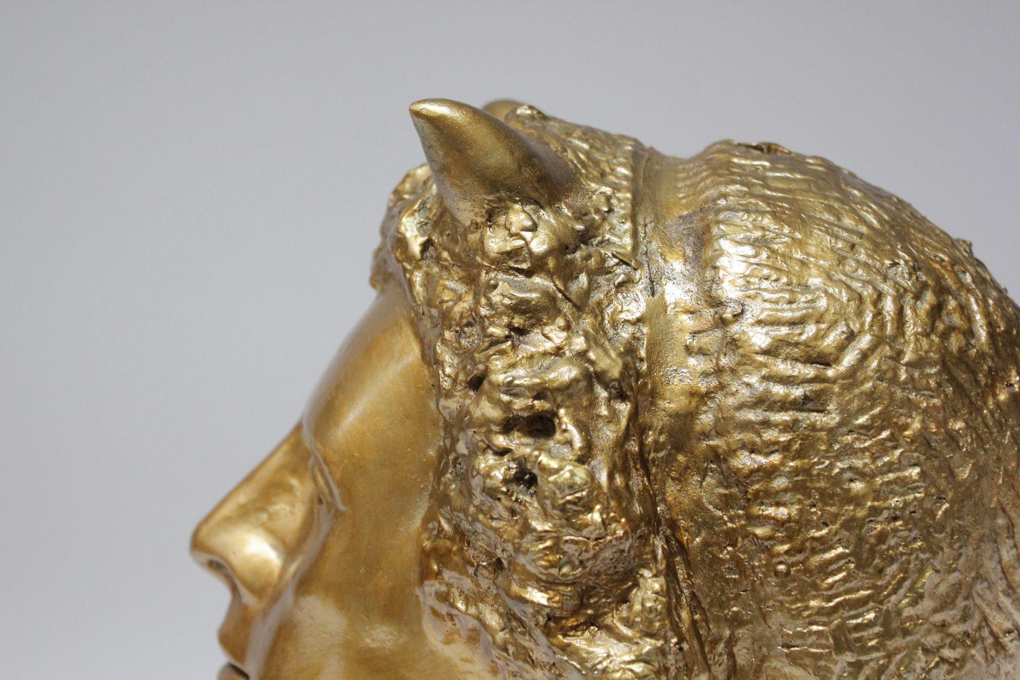 Vintage Sculpture / Bust of Mythological Deity 