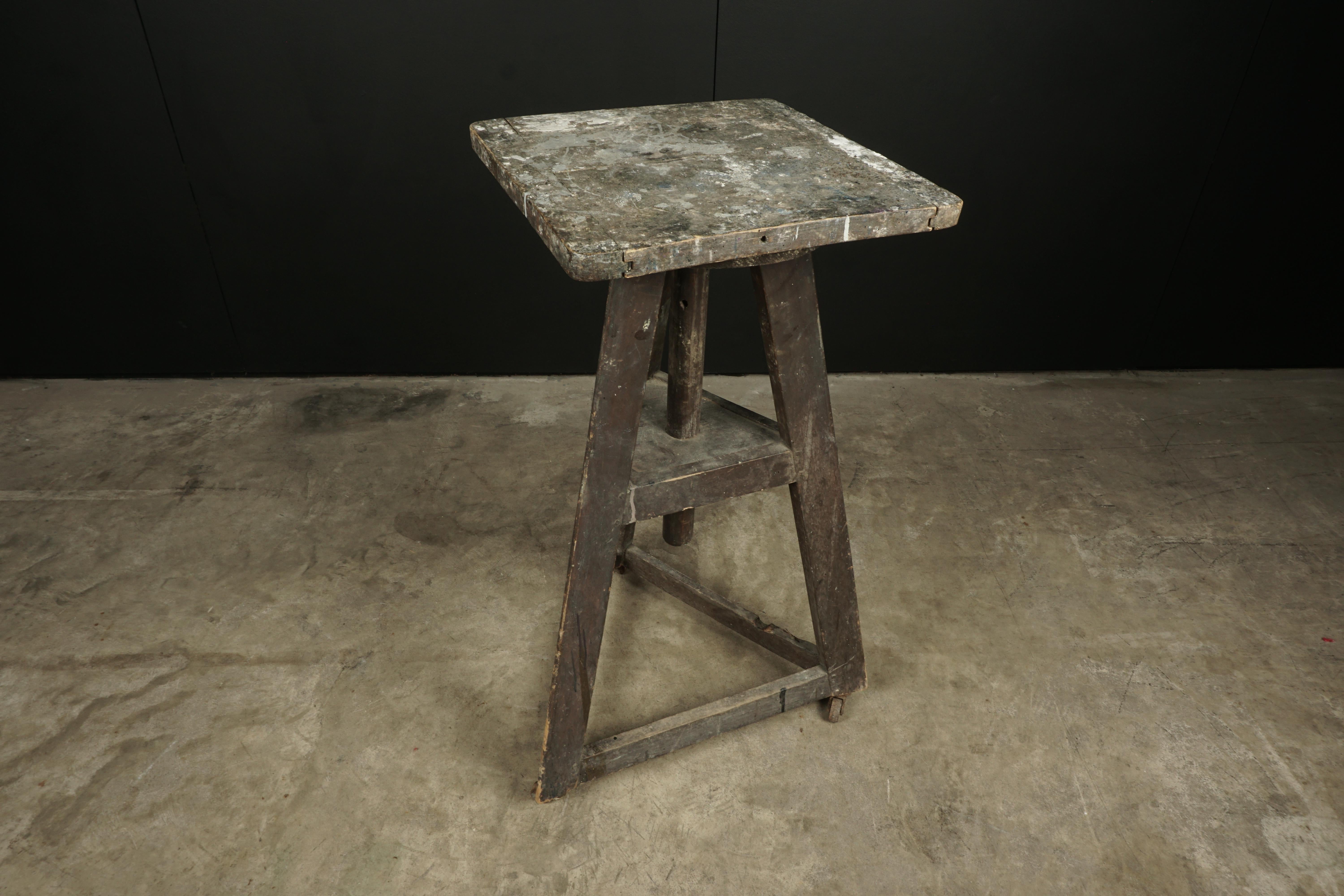 Vintage Sculpture Stand from France, circa 1950 In Good Condition In Nashville, TN