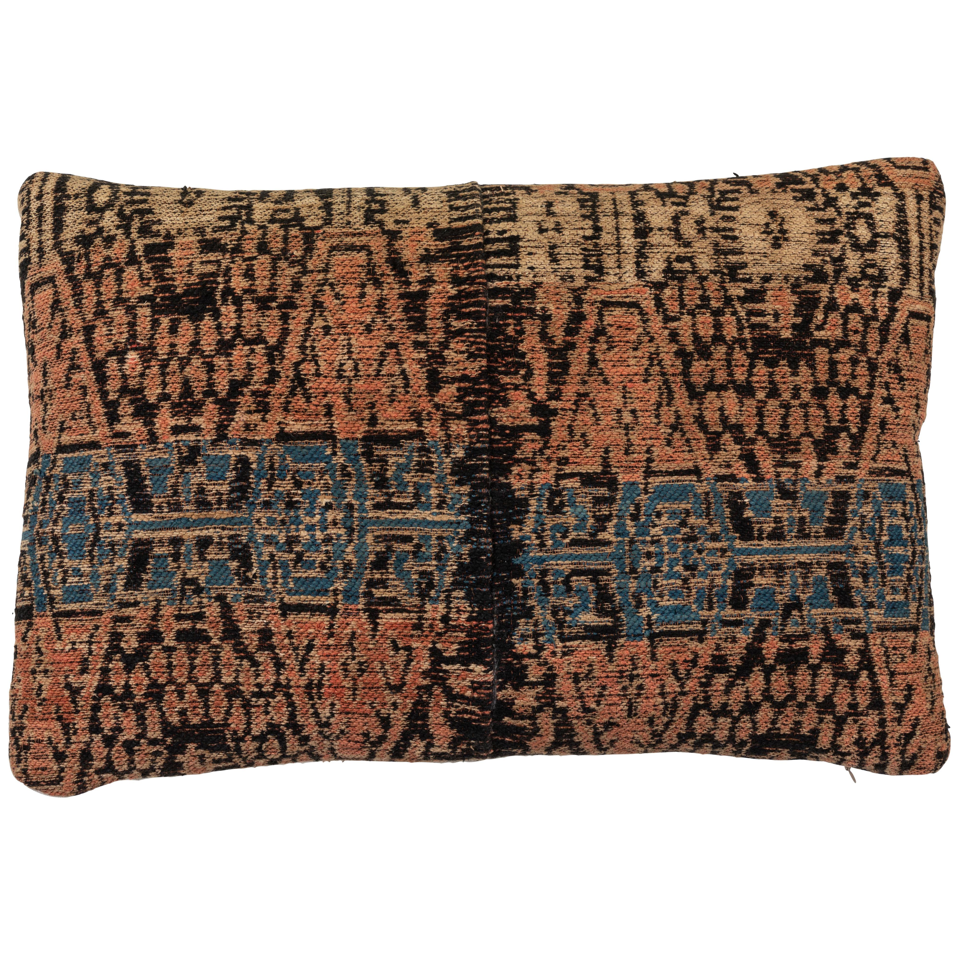 Vintage SE Asian Hill Tribe Textile Pillow For Sale