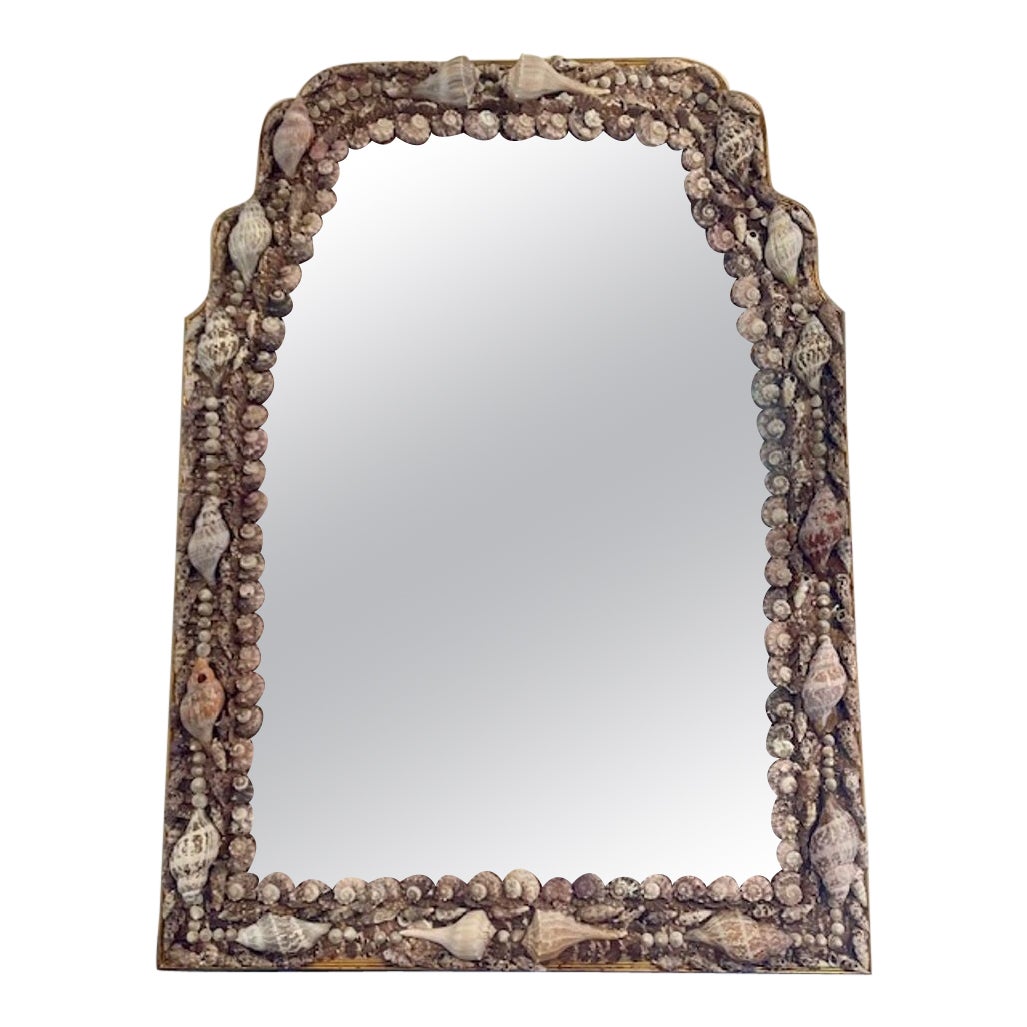 Vintage Sea Shell MIrror