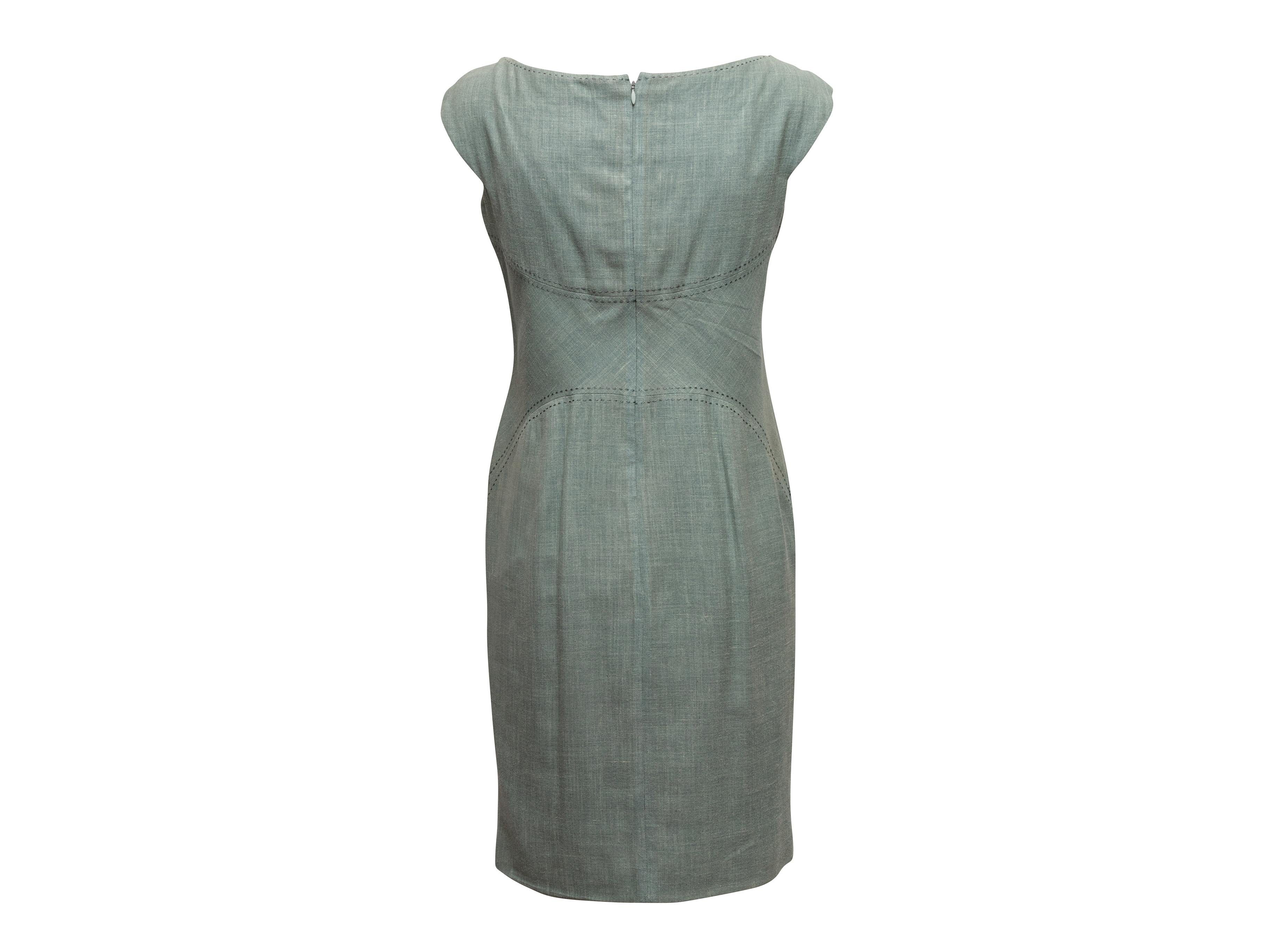 Vintage Oscar de la Renta Cap Sleeve Dress Taglia S.I.M. In condizioni buone in vendita a New York, NY