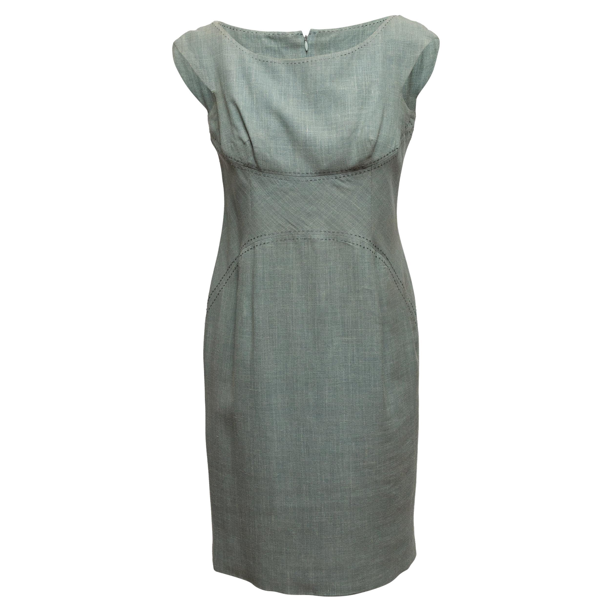 Vintage Oscar de la Renta Cap Sleeve Dress Taglia S.I.M. in vendita