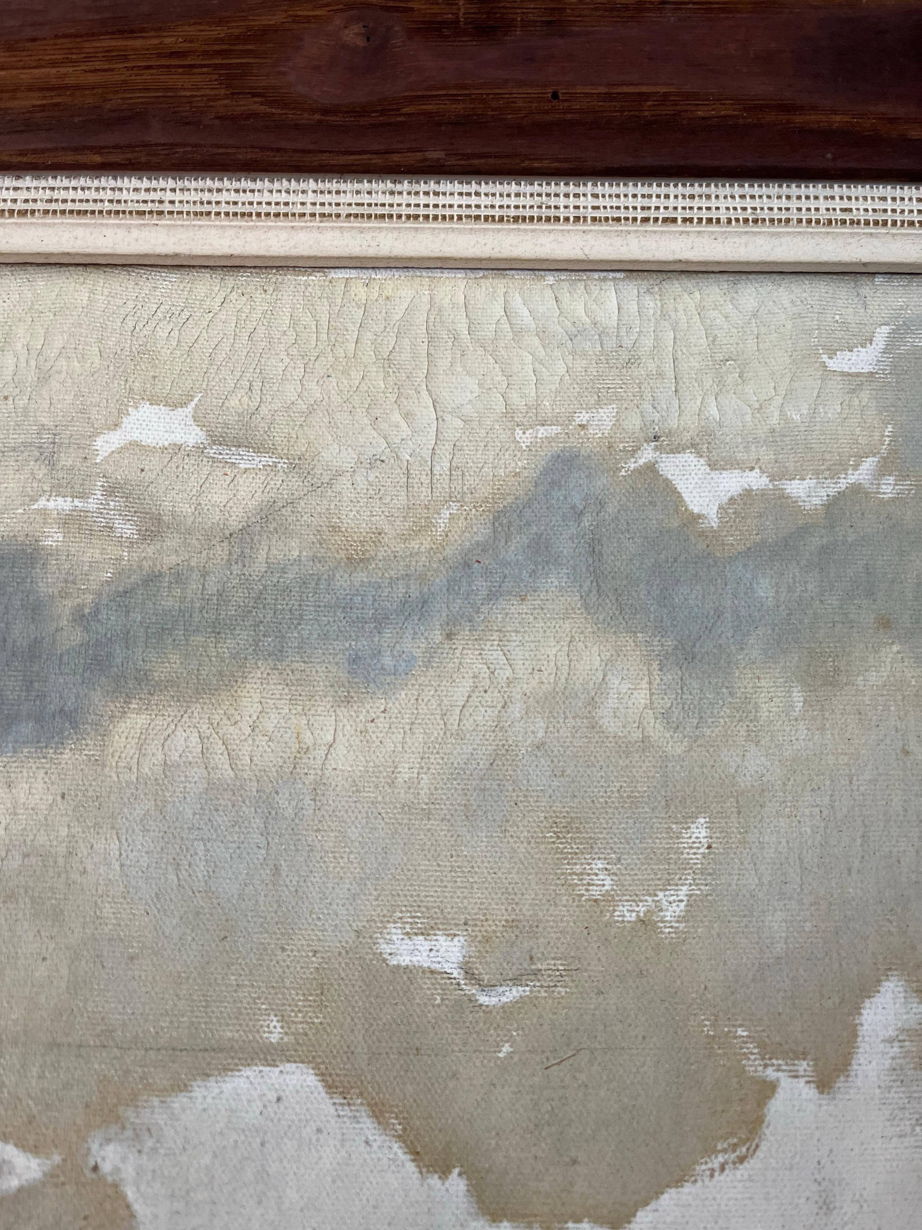 Vintage Seascape Painting Signed In Good Condition For Sale In W Allenhurst, NJ