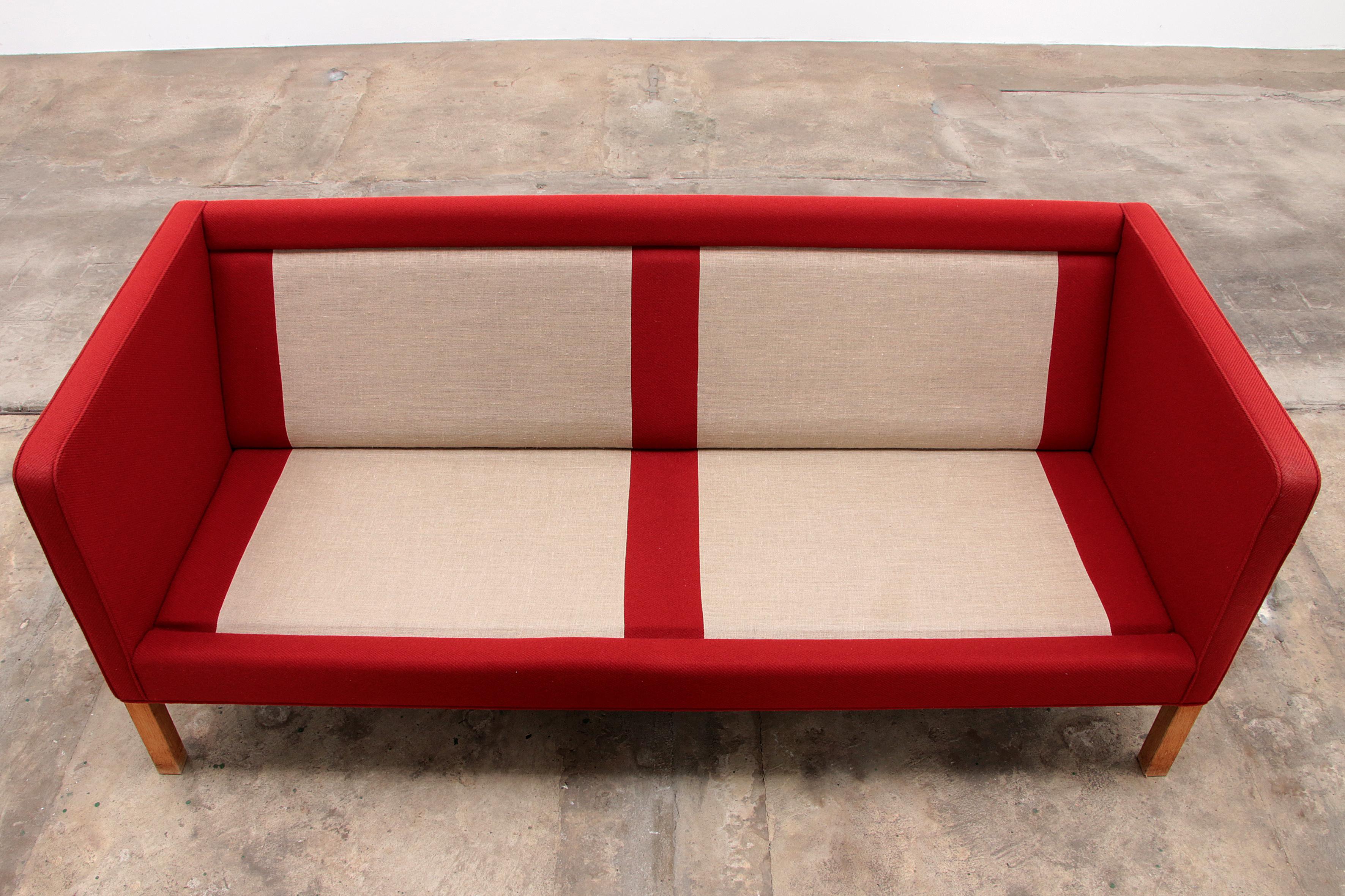 Vintage Seater Sofa By Børge And Peter Mogensen For Fredericia Model 2335 6
