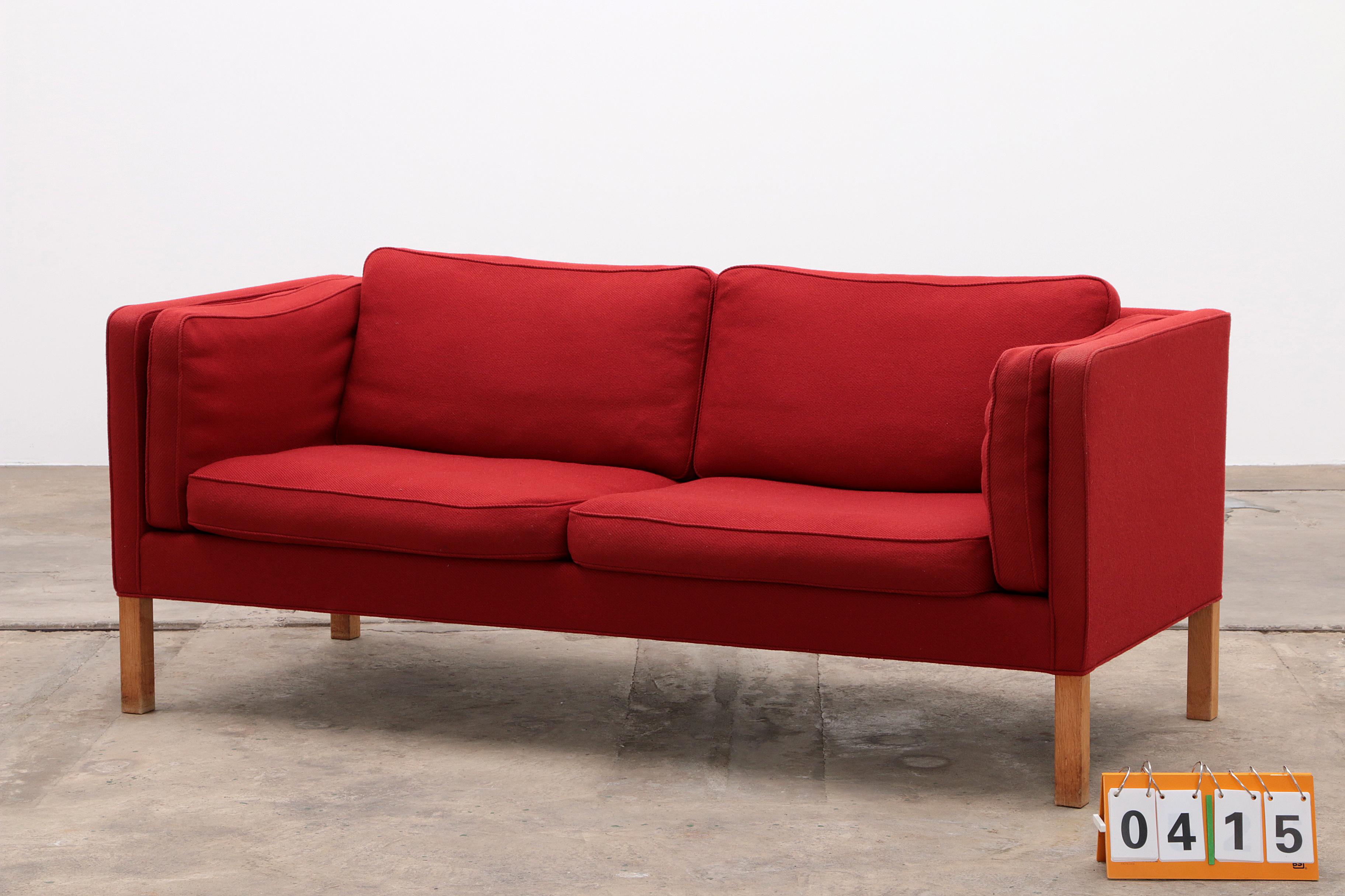Vintage Seater Sofa By Børge And Peter Mogensen For Fredericia Model 2335 7