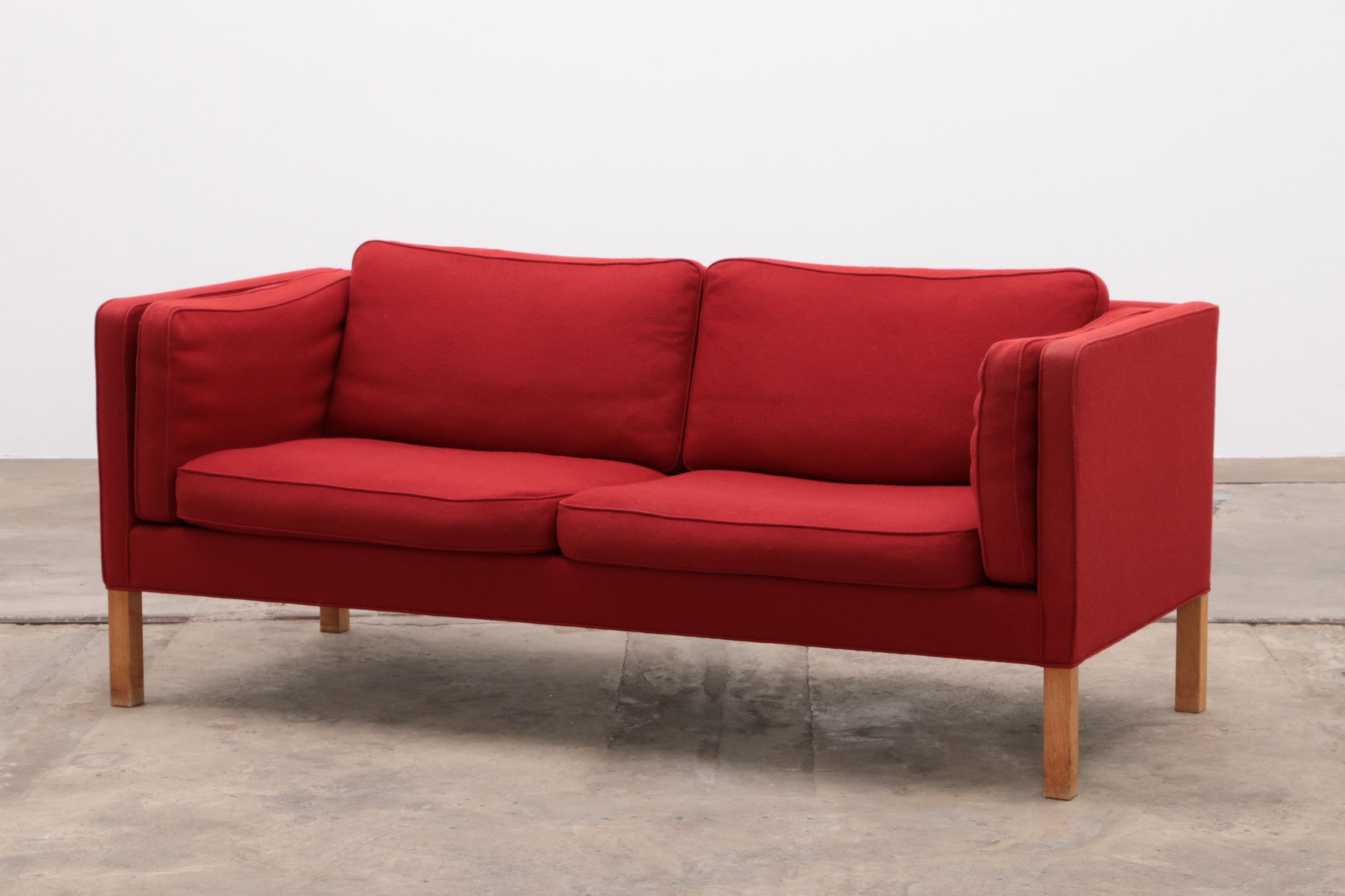 Scandinavian Modern Vintage Seater Sofa By Børge And Peter Mogensen For Fredericia Model 2335