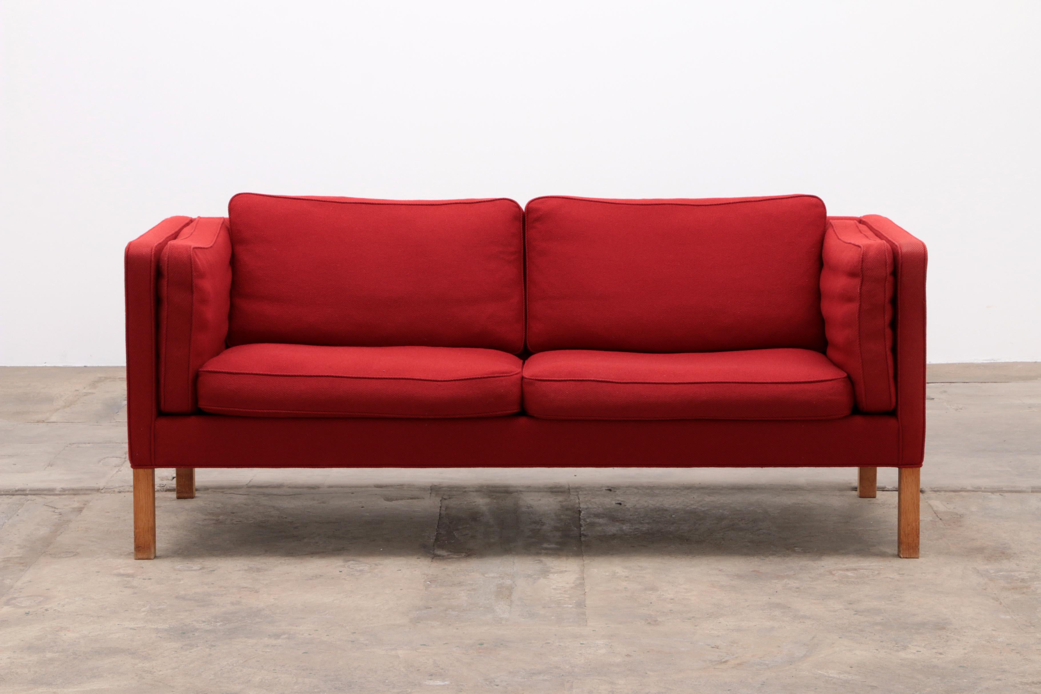 Danish Vintage Seater Sofa By Børge And Peter Mogensen For Fredericia Model 2335