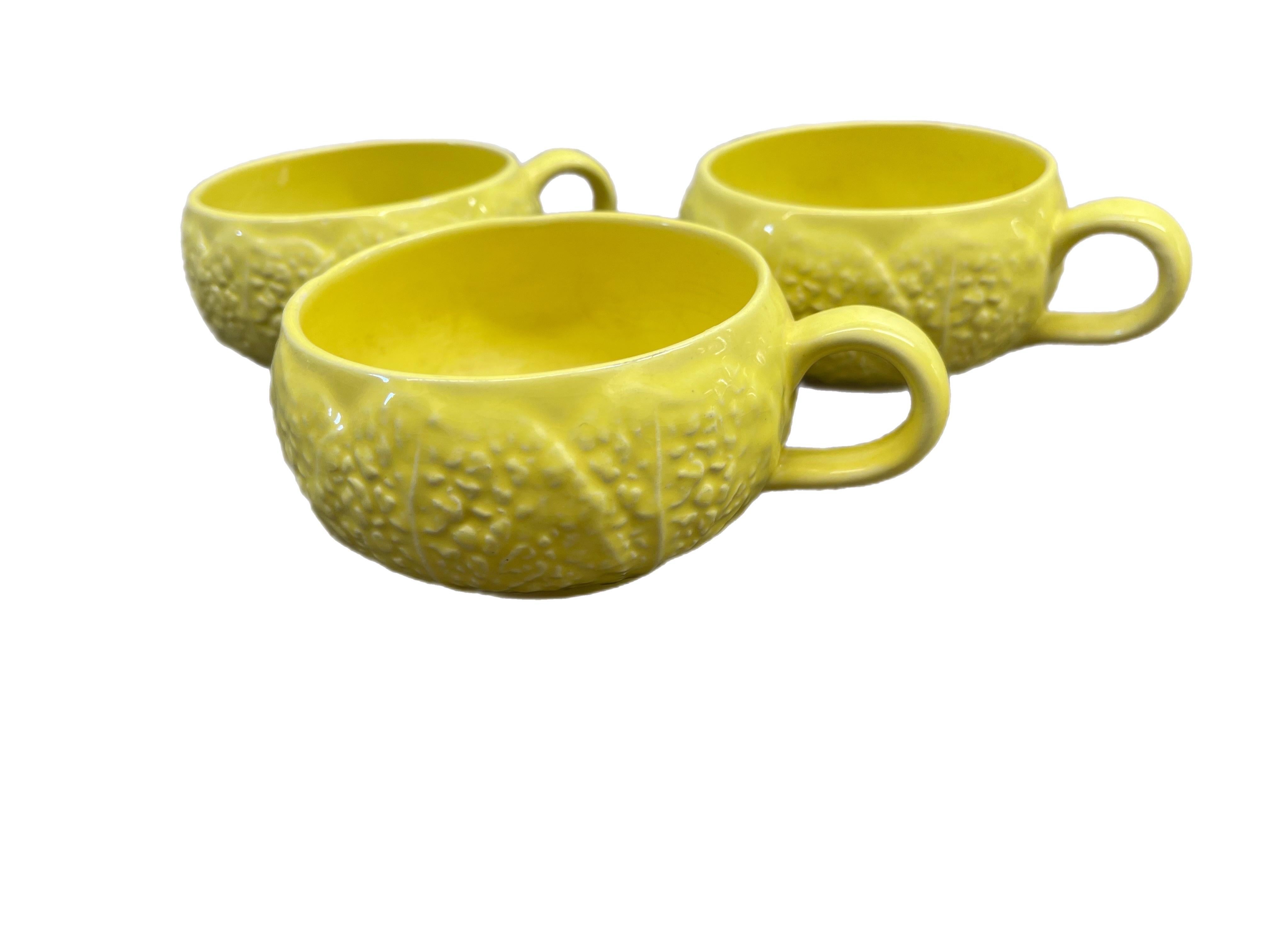 Vintage Secla Yellow Cabbage Dish Set- 21 Pieces 1