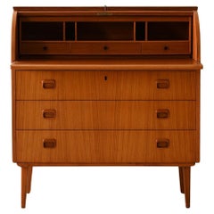 Vintage secretaire with pull-out desk