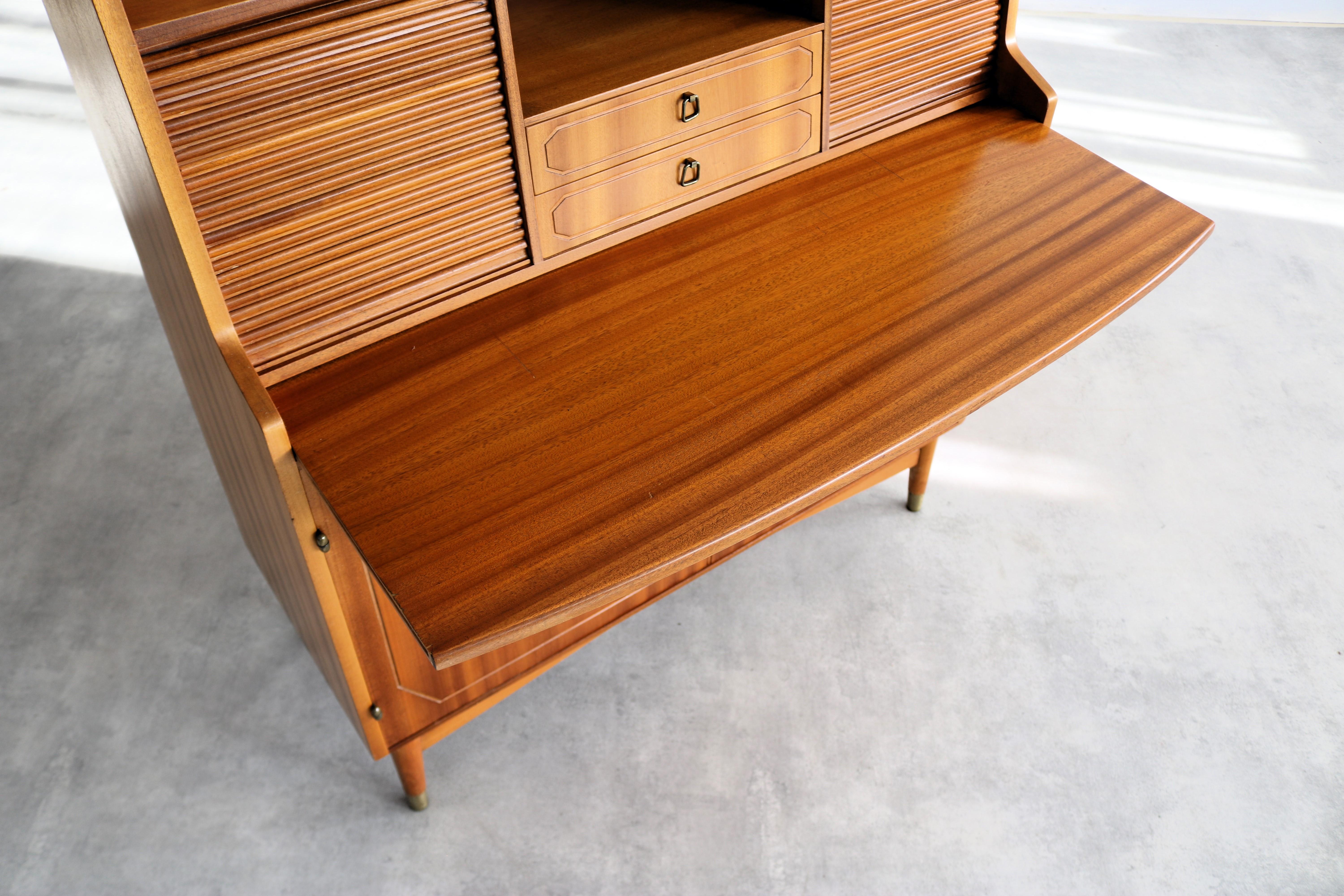 vintage secretary  cupboard  1950s  Blomstermala For Sale 7