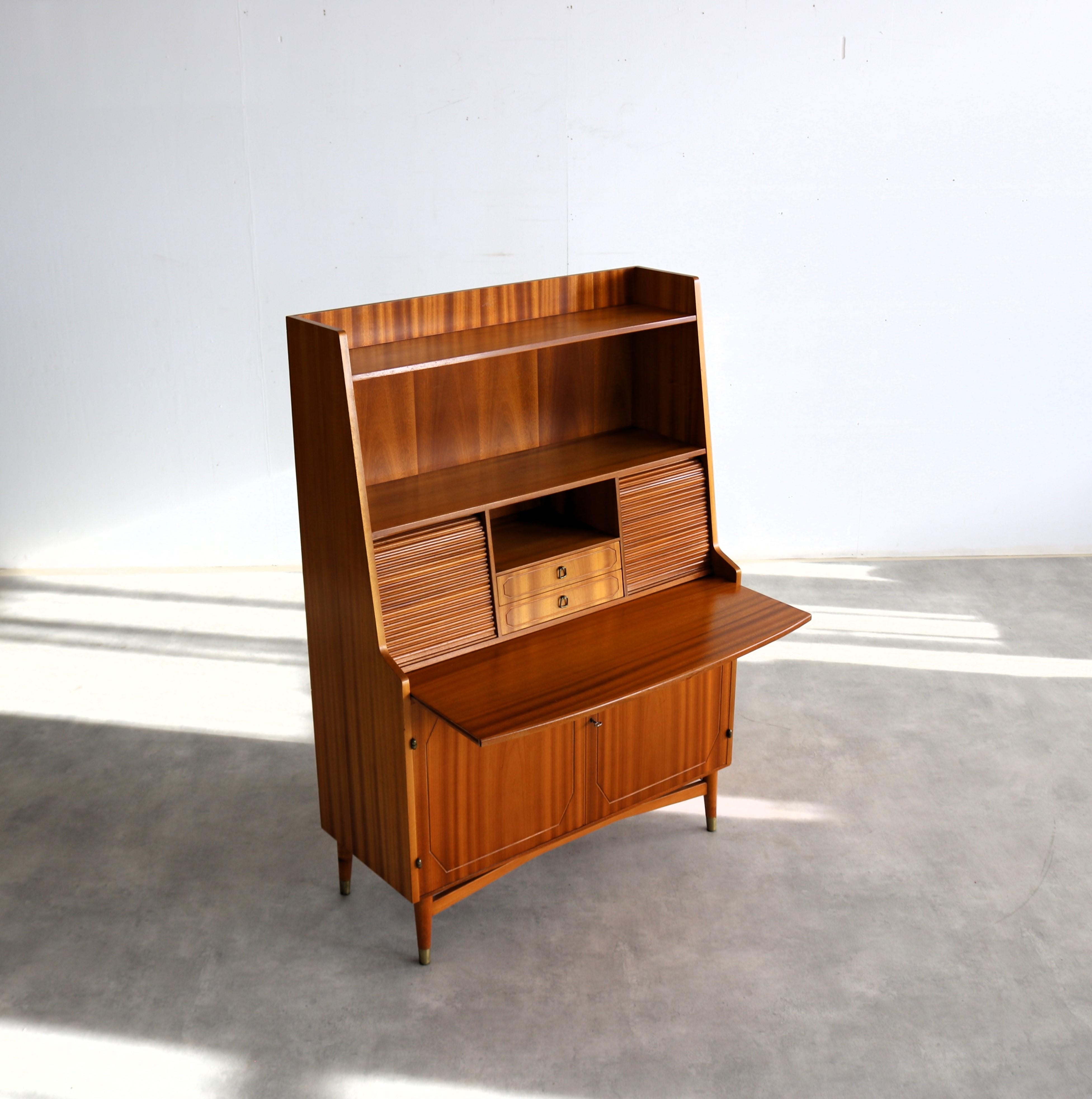 vintage secretary  cupboard  1950s  Blomstermala For Sale 8