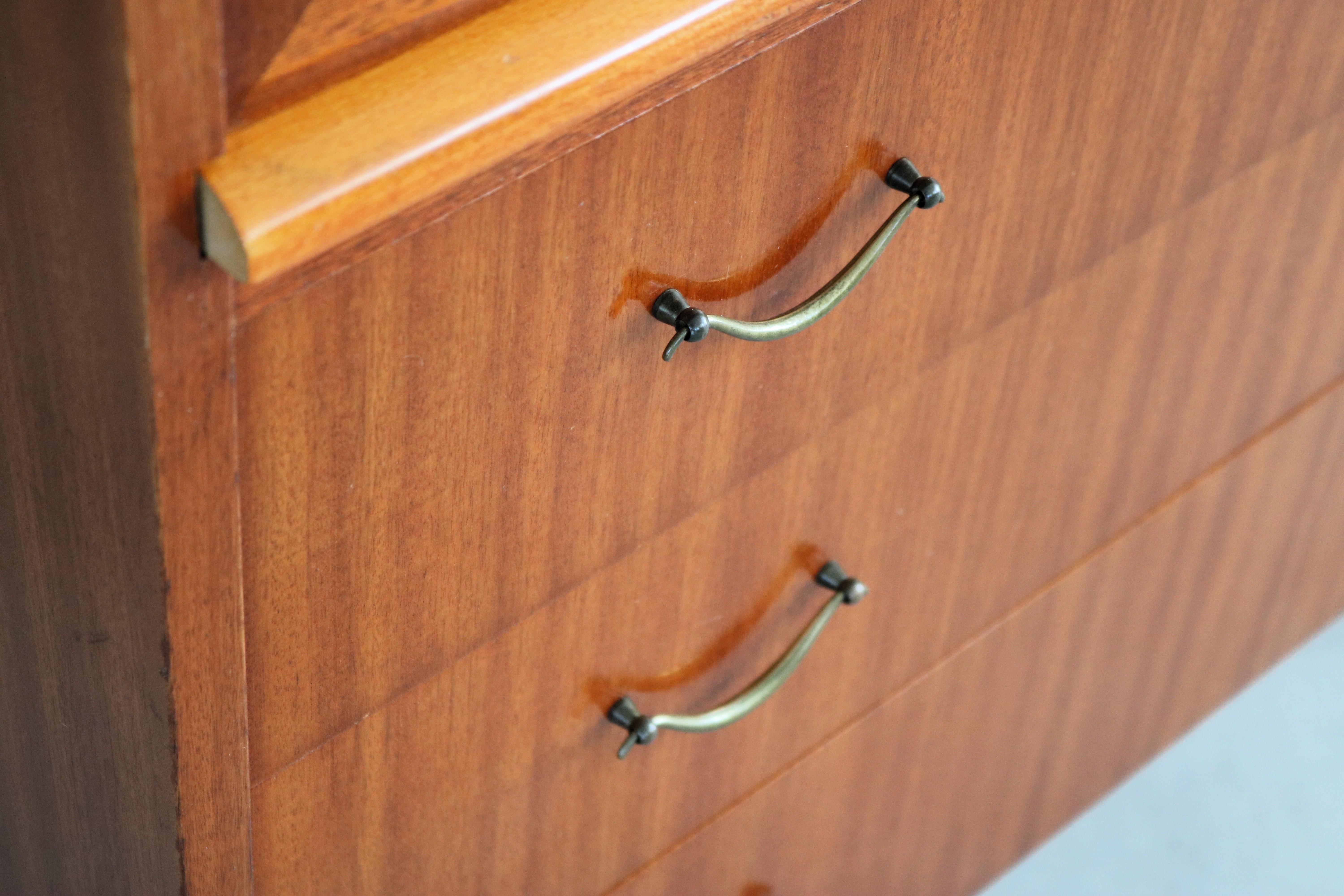 vintage secretary  desk  cabinet  1960s  Swedish For Sale 2