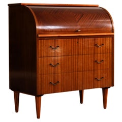 vintage secretary  desk  cabinet  1960s  Swedish