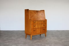 vintage secretary  desk  cupboard  Swedish