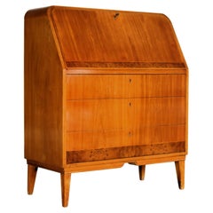 vintage secretary  desk  cupboard  Swedish